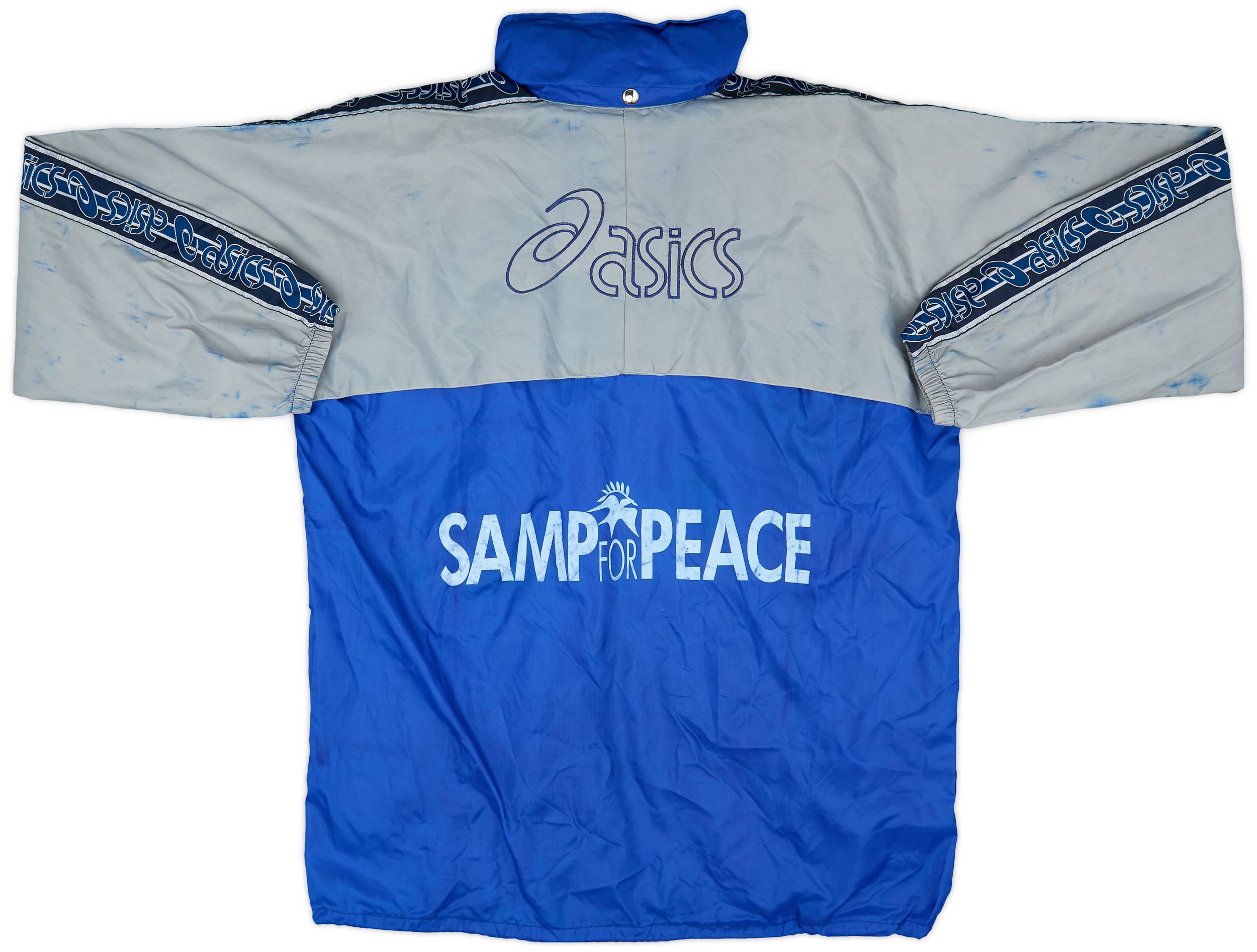 1995-96 Sampdoria 'SampForPeace' Asics 1/4 Zip Drill Top - 4/10 - (L)
