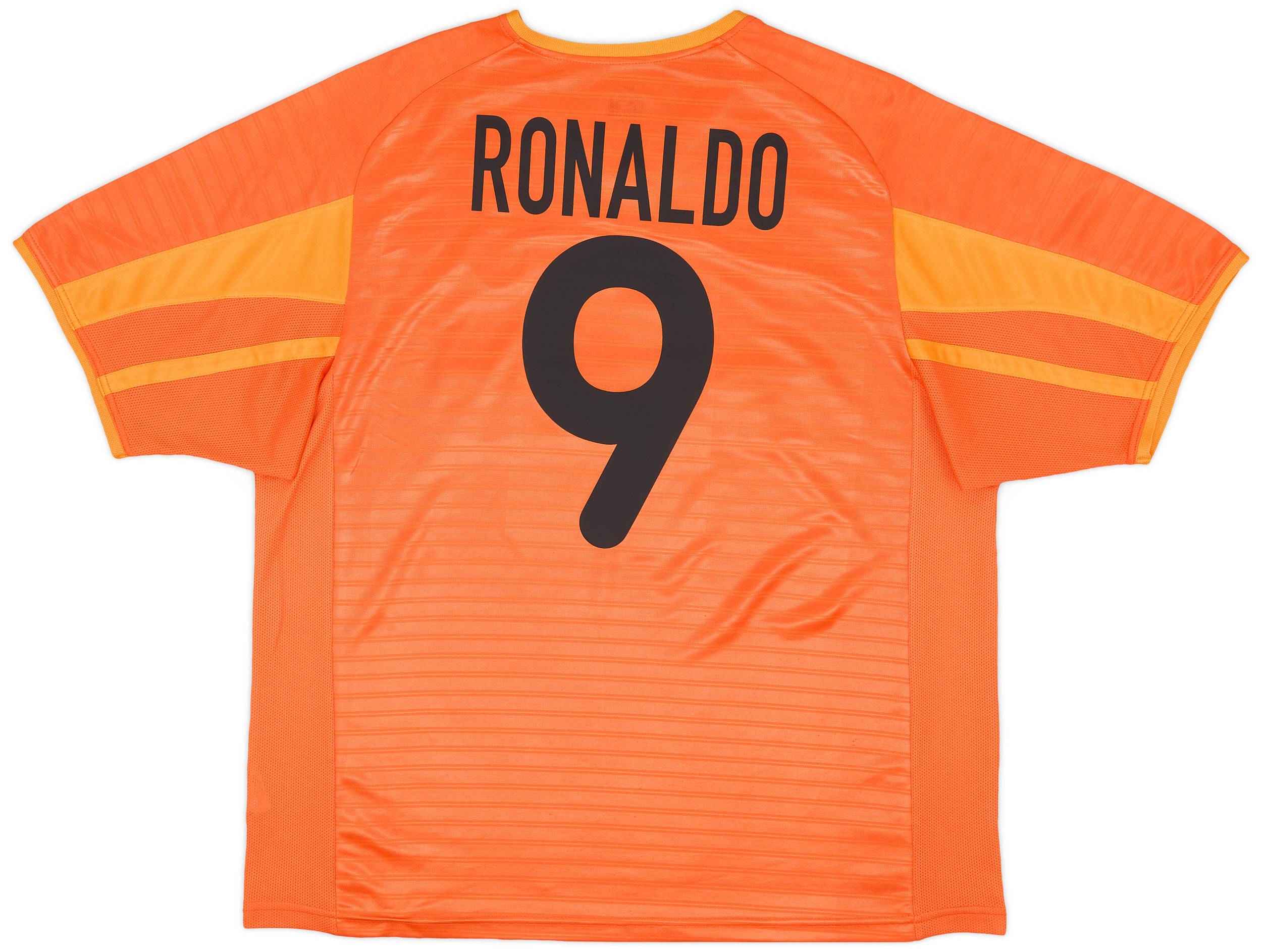 2001-02 Inter Milan Third Shirt Ronaldo #9 - 9/10 - (L)