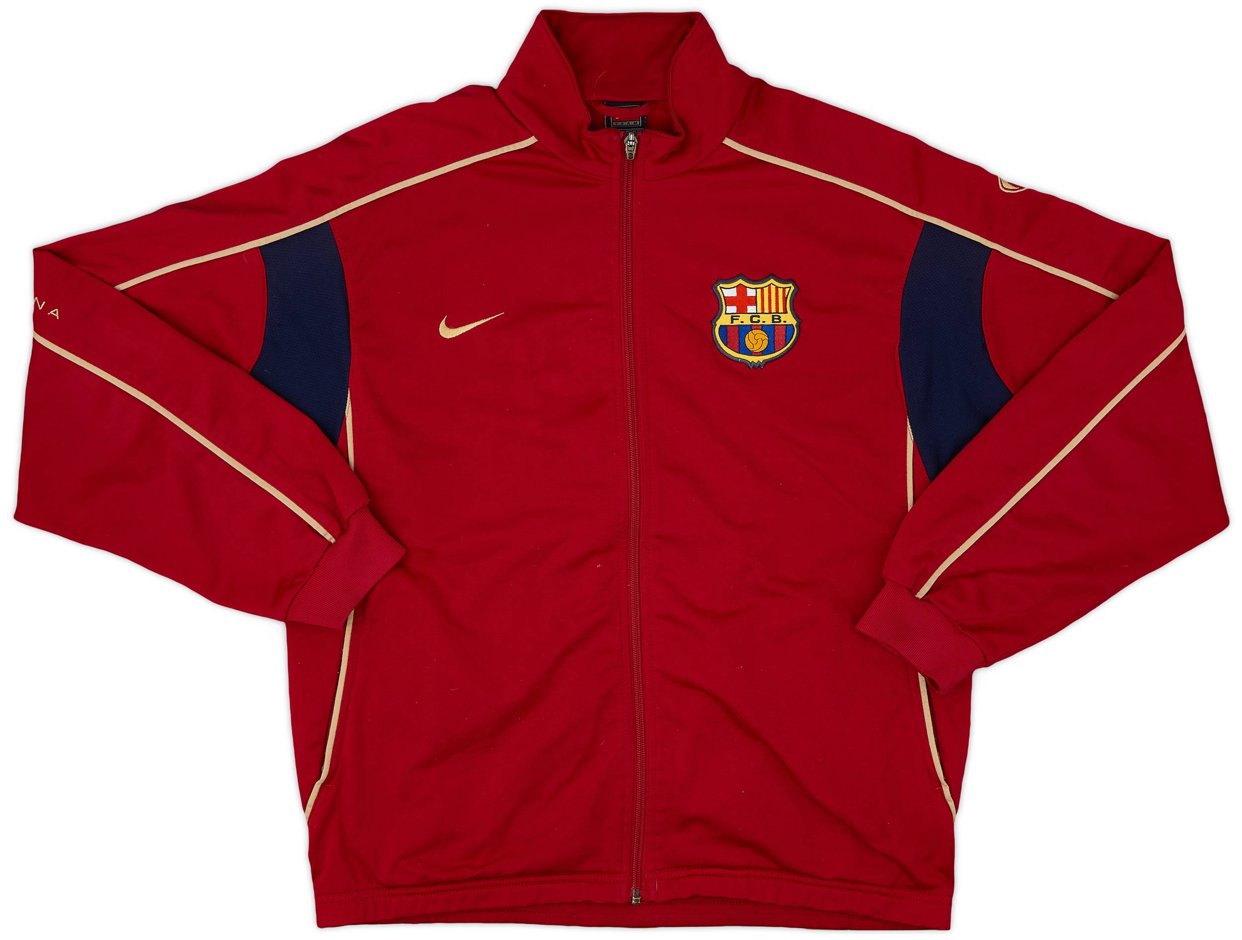 2001-02 Barcelona Nike Track Jacket - 4/10 - (S)