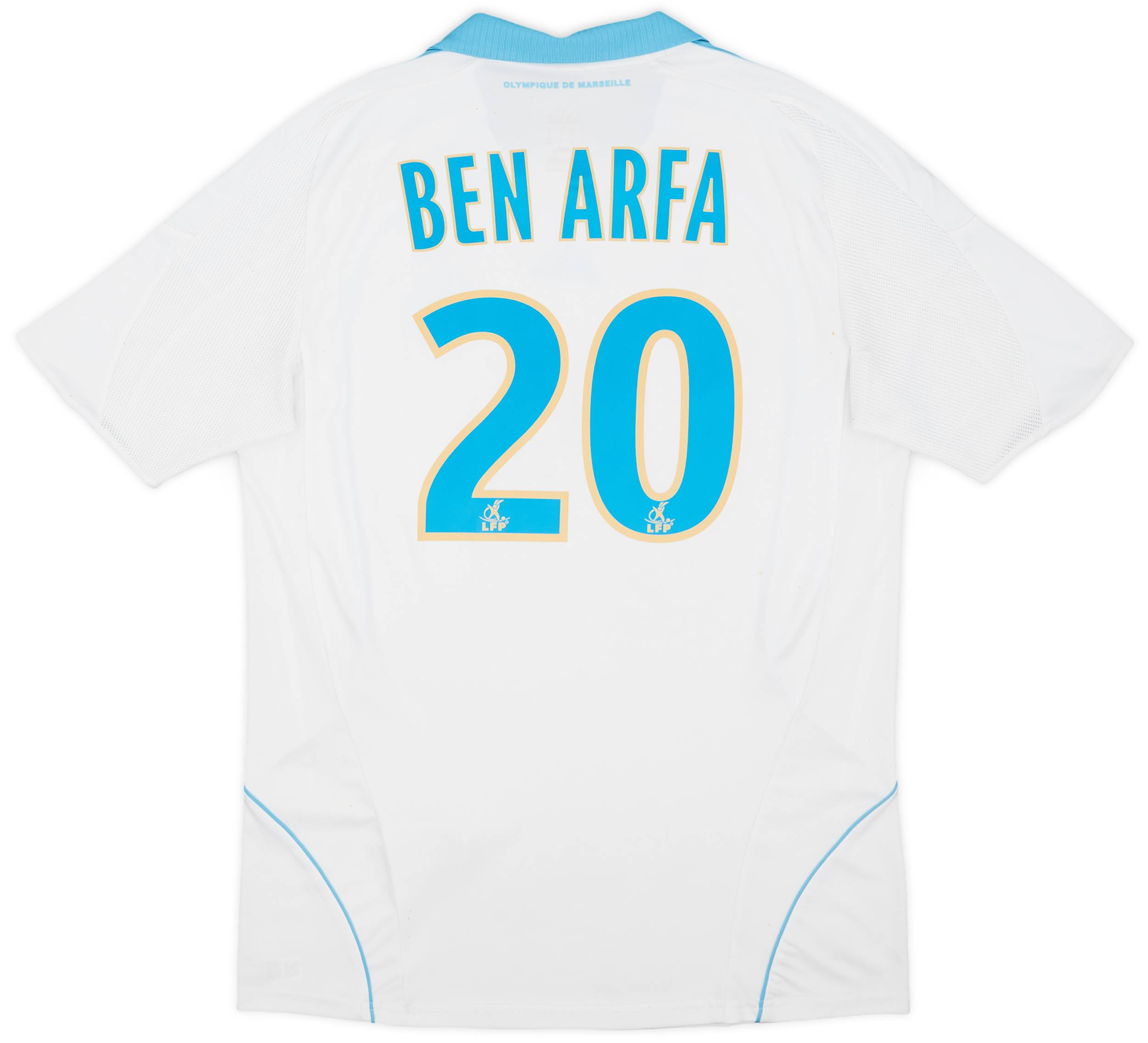 2008-09 Olympique Marseille Home Shirt Ben Arfa #20 - 6/10 - (M)