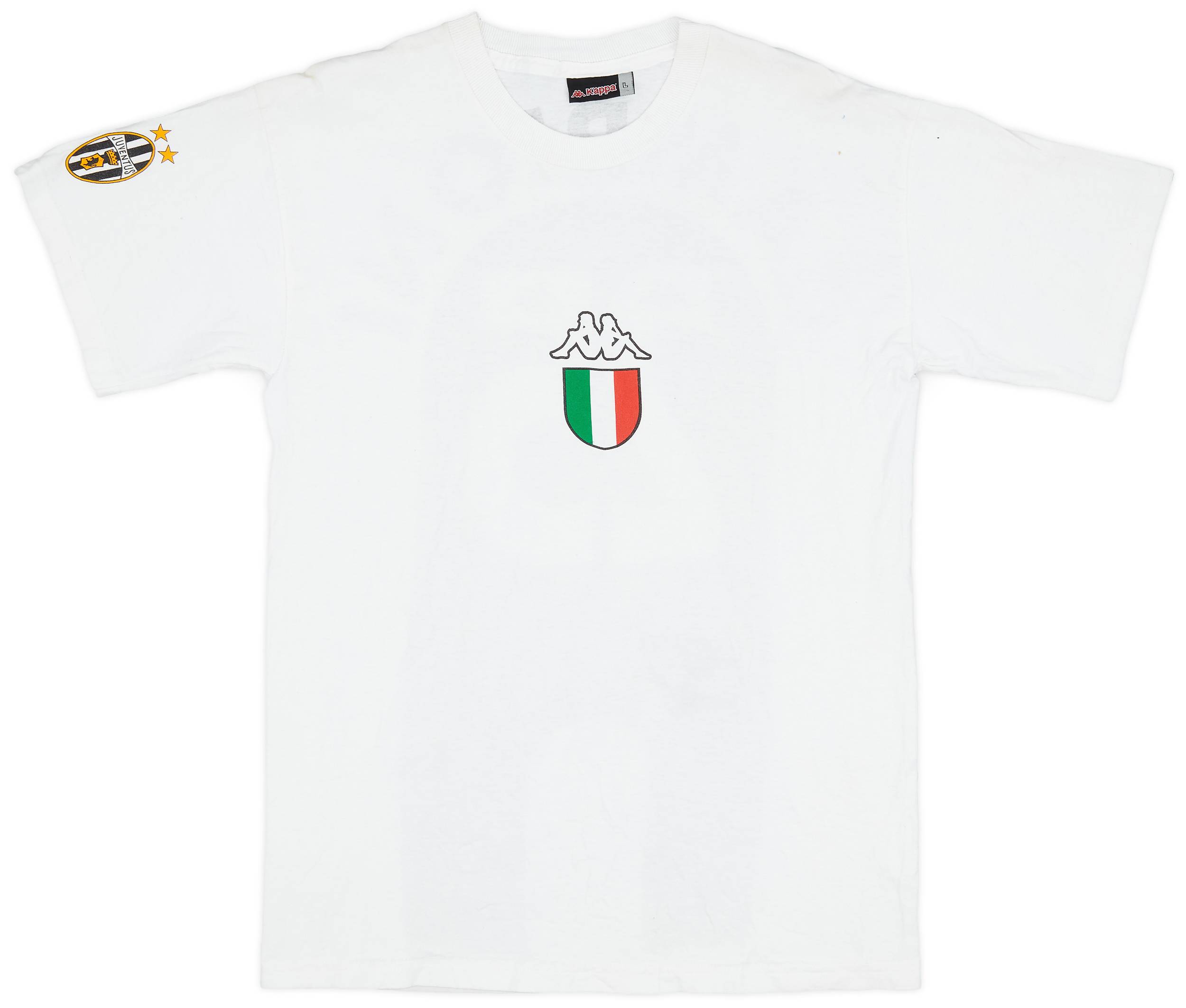 1997-98 Juventus Kappa 'Campioni 25' Graphic Tee - 8/10 - (L)