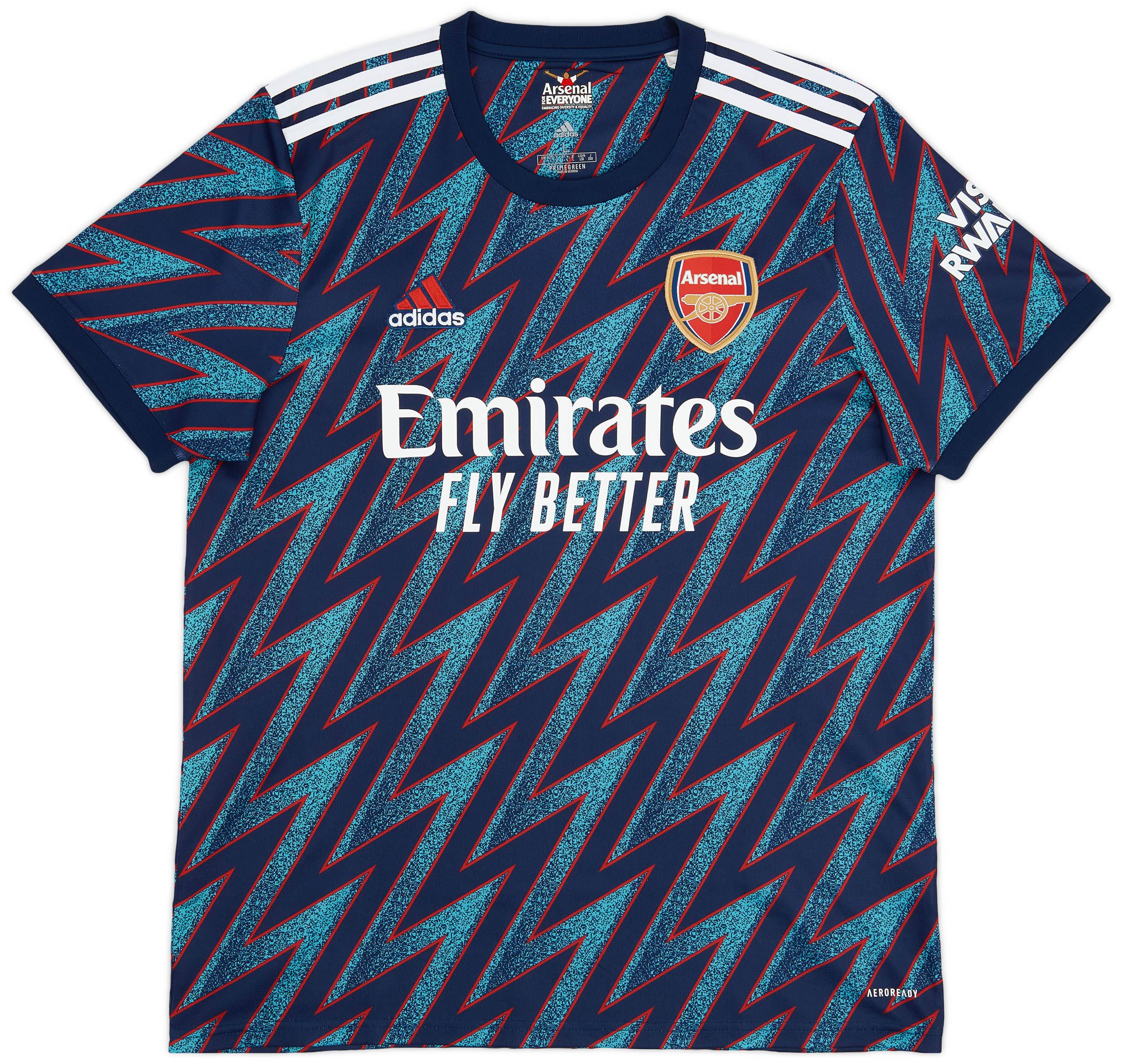 2021-22 Arsenal Third Shirt Saka #7 - 8/10 - (L)