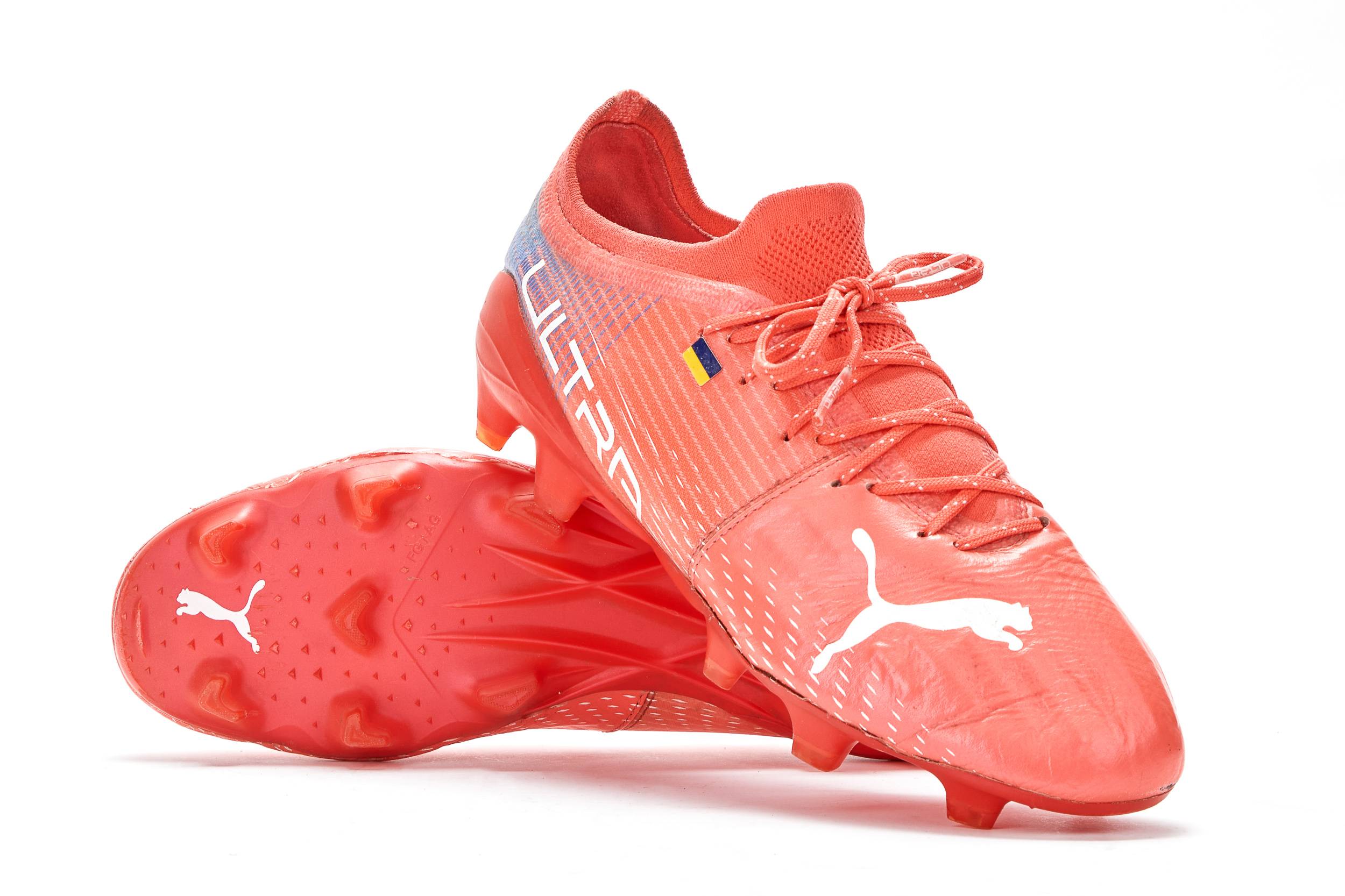 2021 Puma Match Worn Ultra 1.3 L Football Boots Oleksandr Zinchenko 3 10 FG AG 7