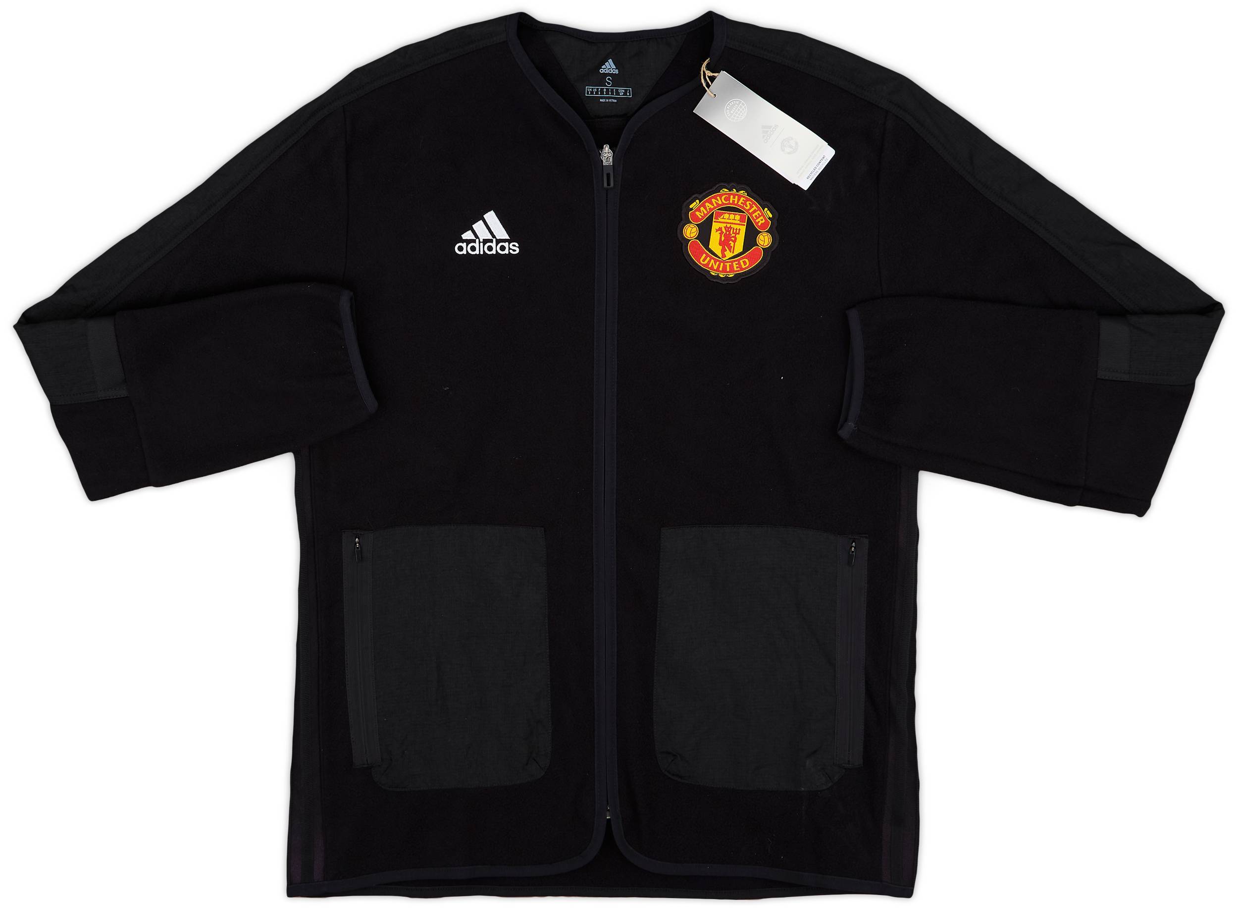 2021-22 Manchester United adidas Fleece Jacket (S)
