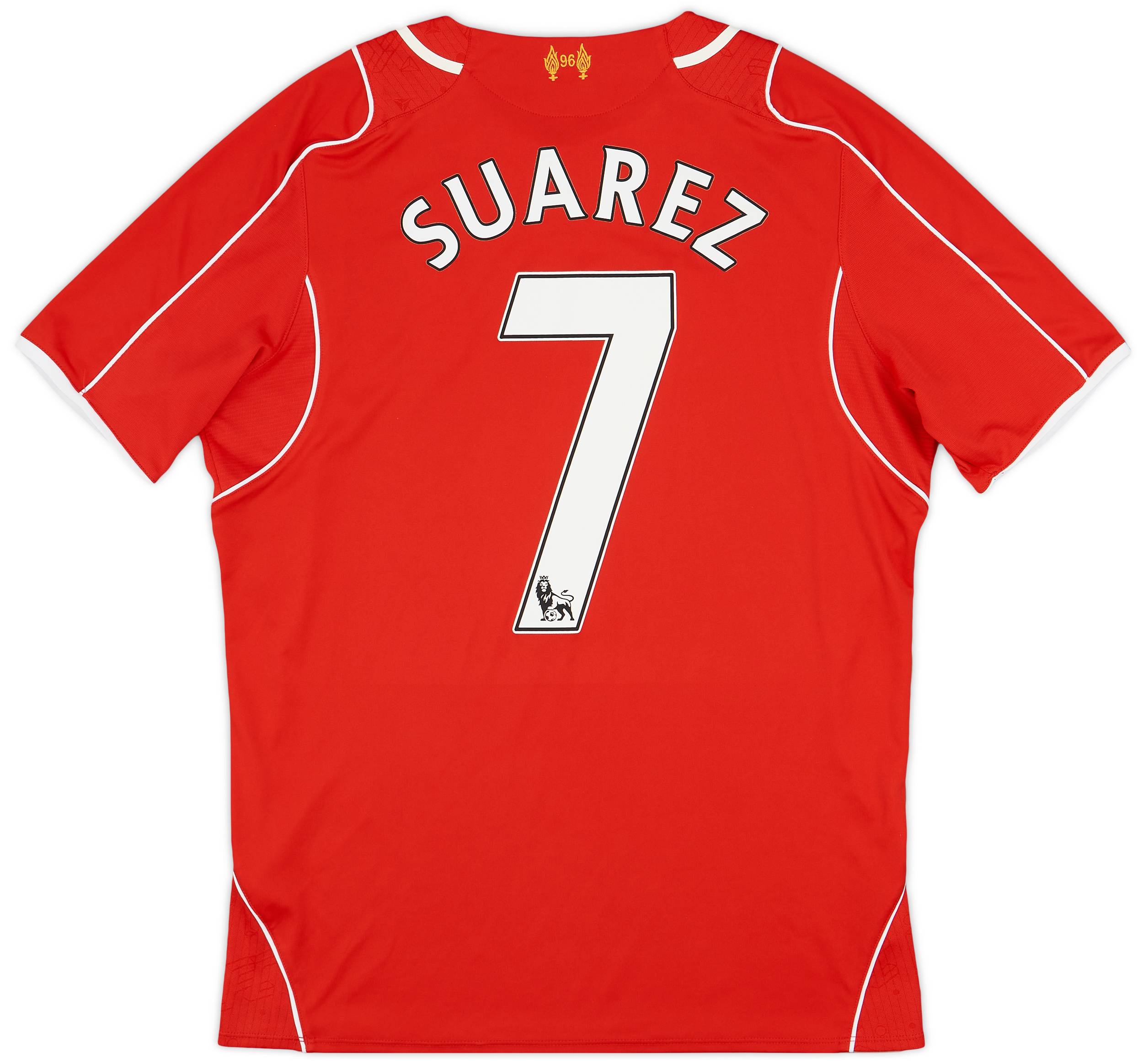 2014-15 Liverpool Home Shirt Suarez #7 - 6/10 - (M)