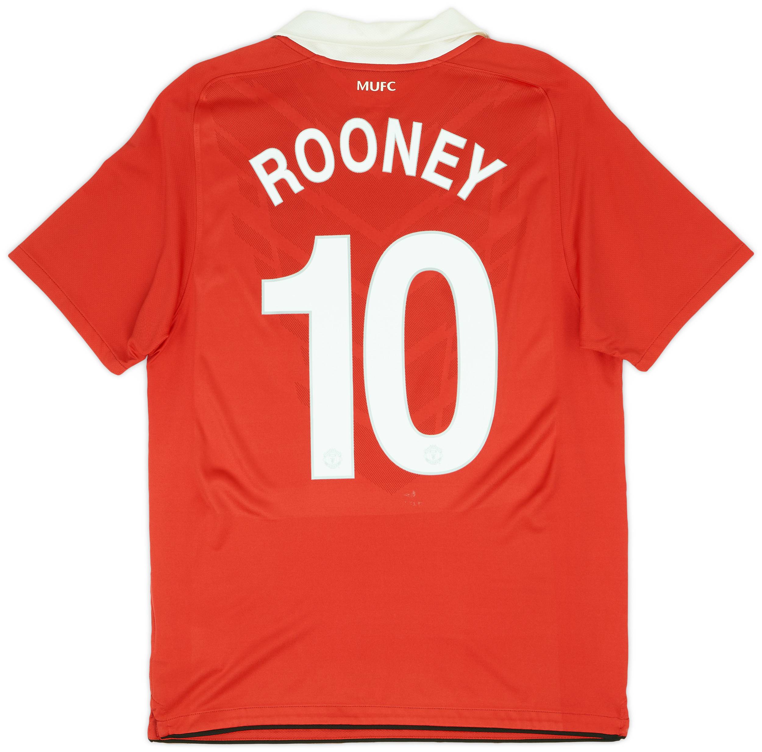 2010-11 Manchester United Home Shirt Rooney #10 - 5/10 - (M)