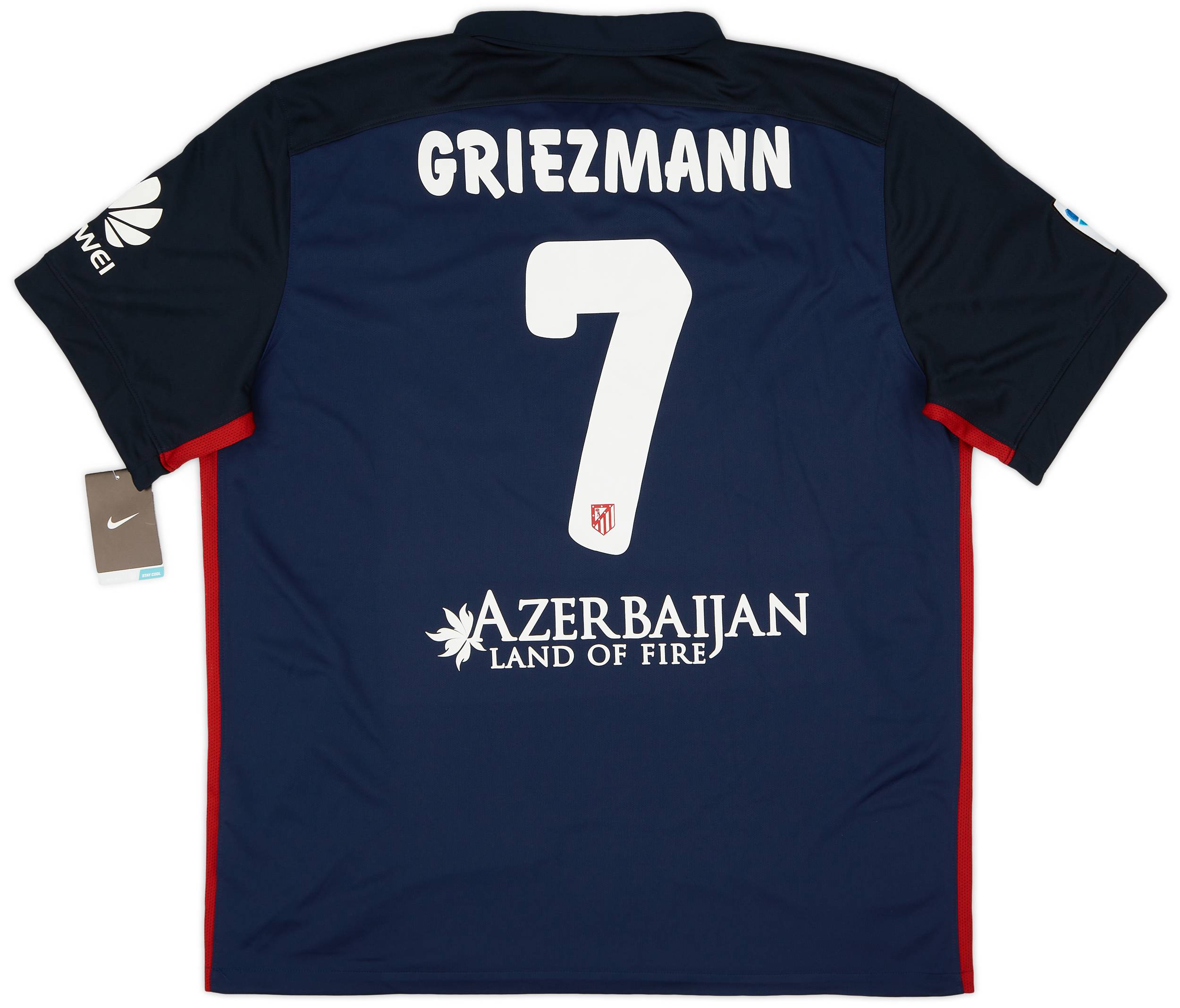 2015-16 Atletico Madrid Away Shirt Griezmann #7 (XL)