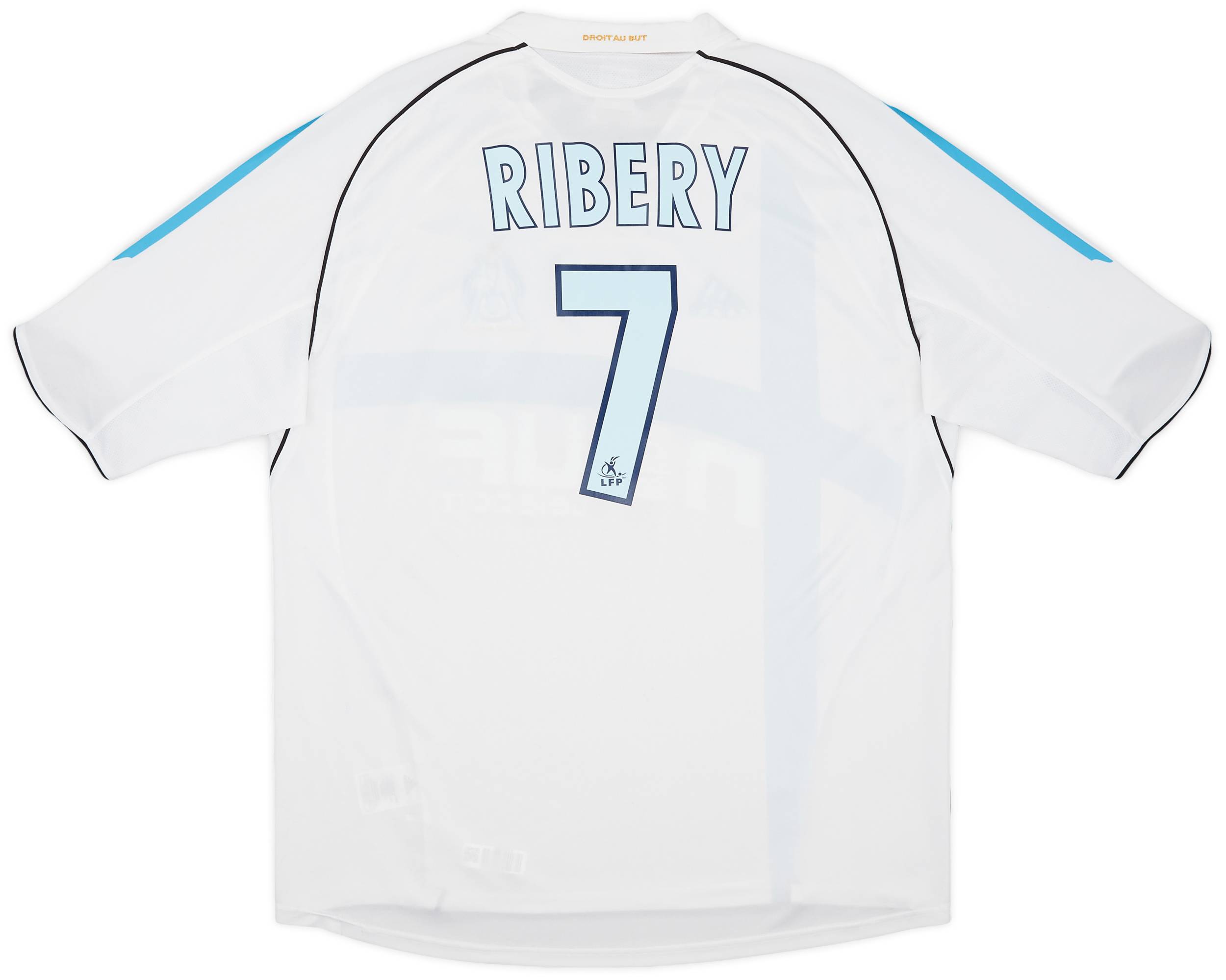 2005-06 Olympique Marseille Home Shirt Ribery #7 - 8/10 - (XL)