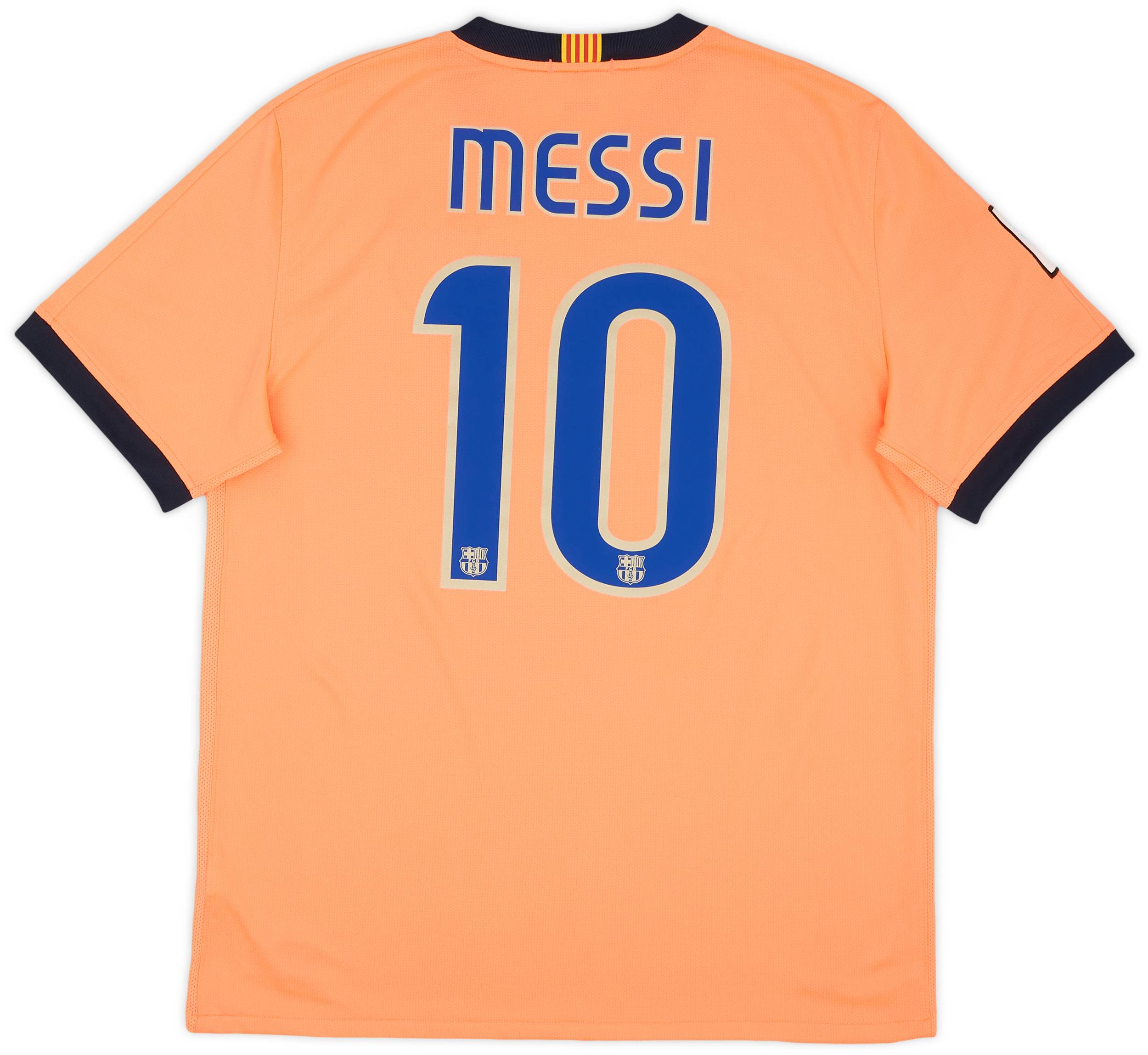2009-10 Barcelona Away Shirt Messi #10 - 8/10 - (L)