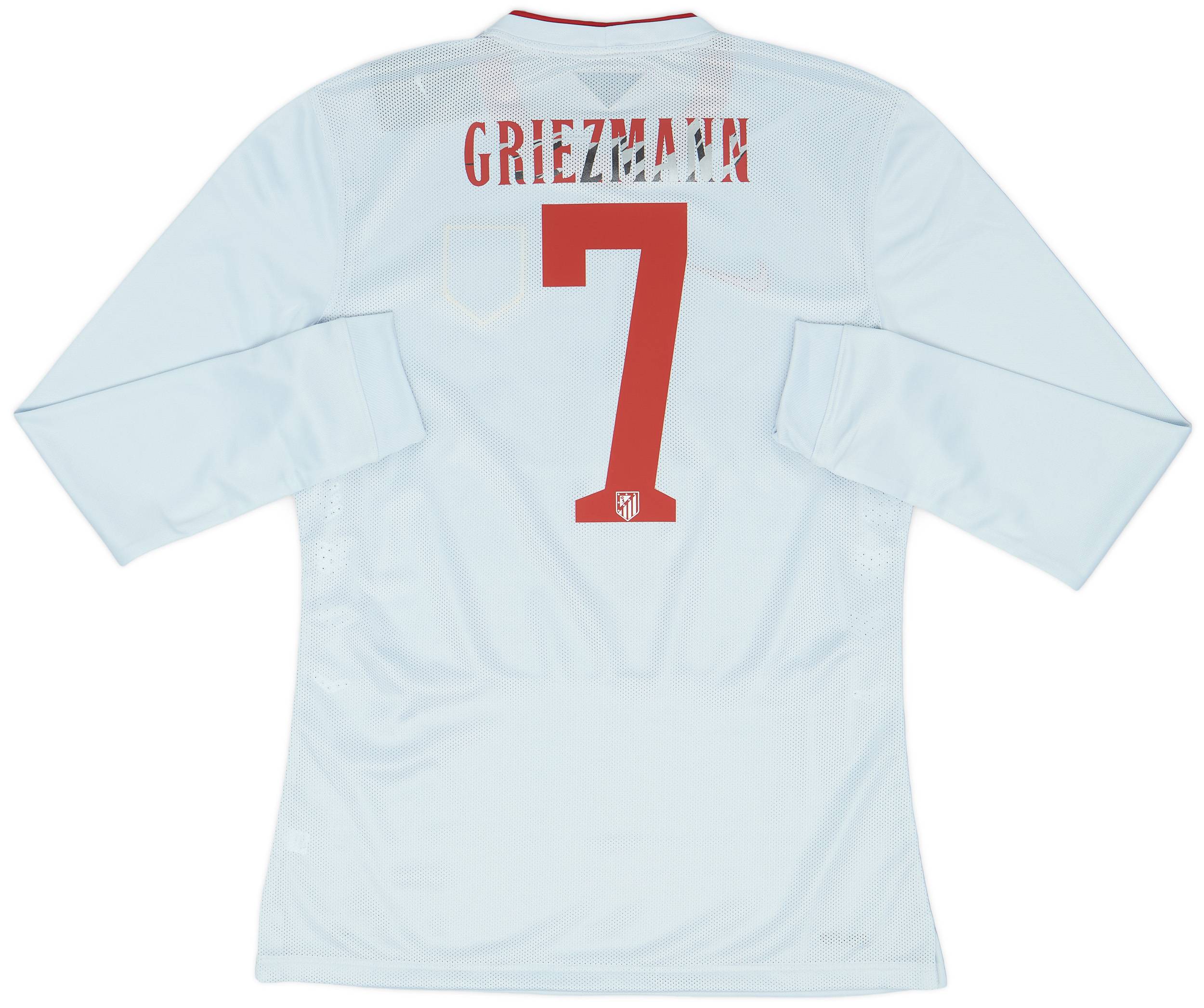 2014 15 Atletico Madrid Authentic Away L S Shirt Griezmann 7 L