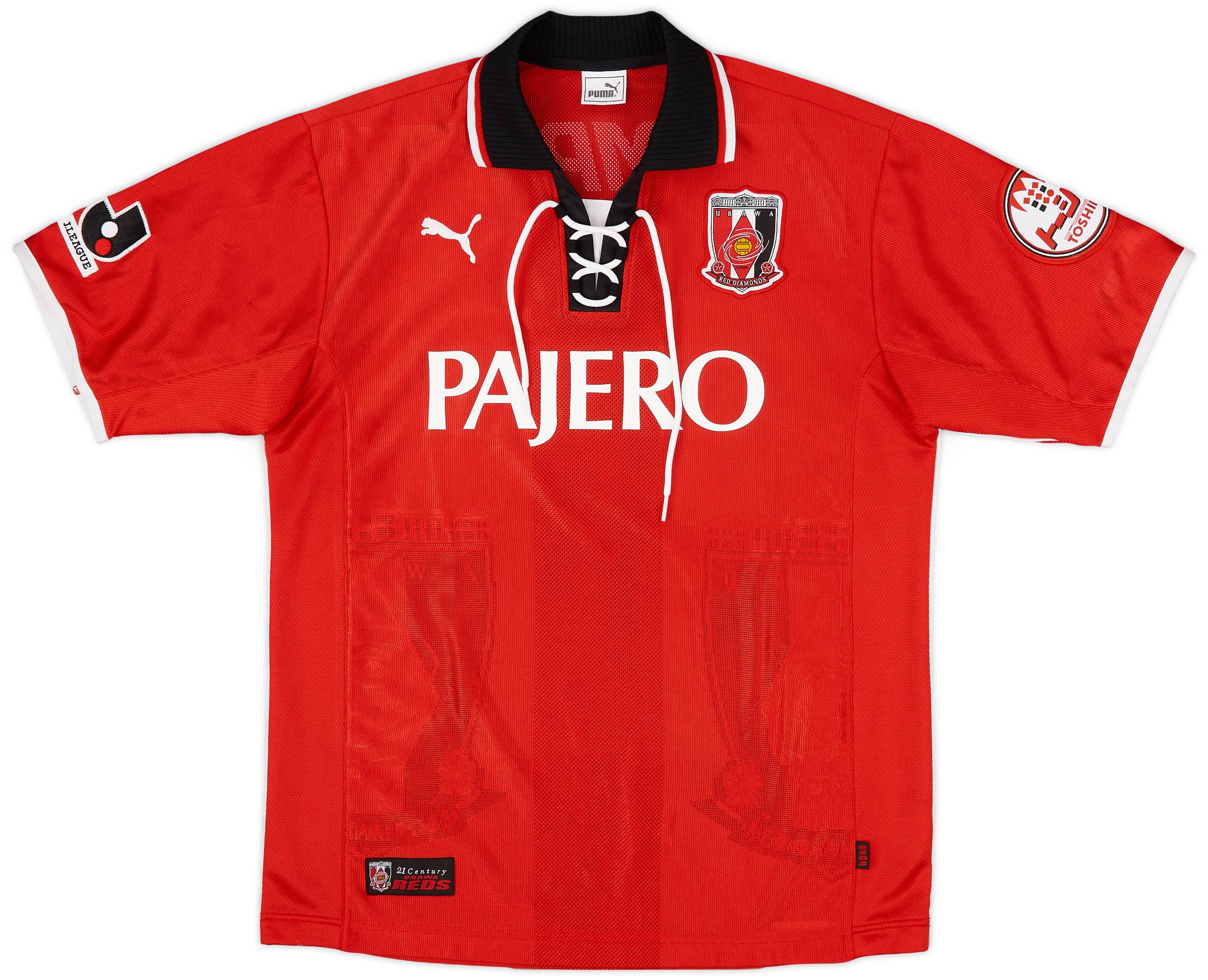 2001-03 Urawa Red Diamonds Home Shirt - 9/10 - (S/M)