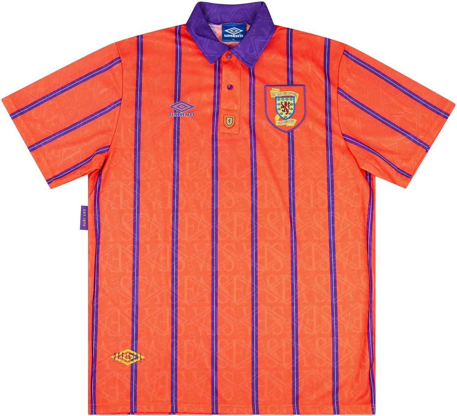 1993-95 Scotland Match Issue Away Shirt #7