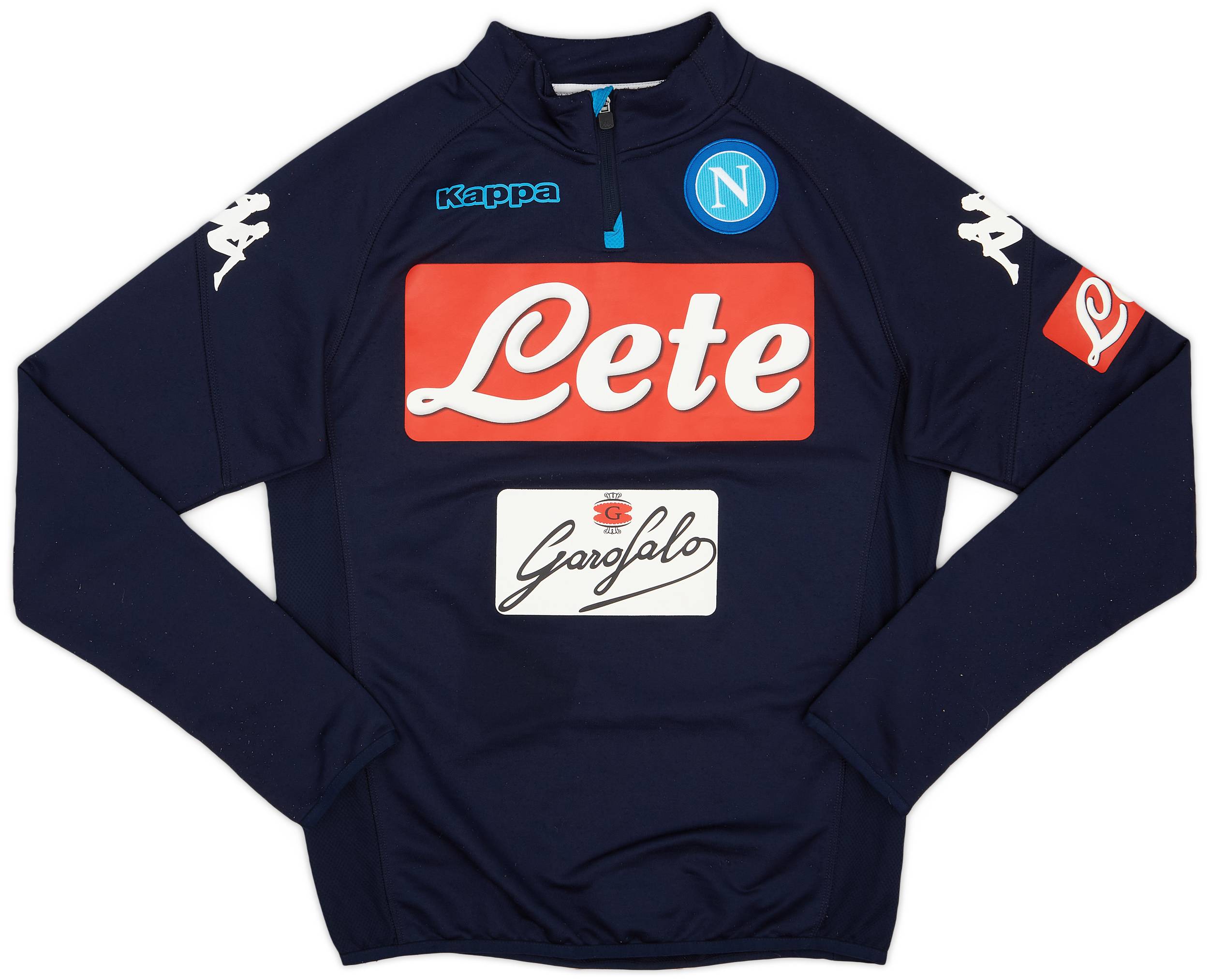 2017-18 Napoli Kappa 1/4 Zip Drill Top - 7/10 - (M)