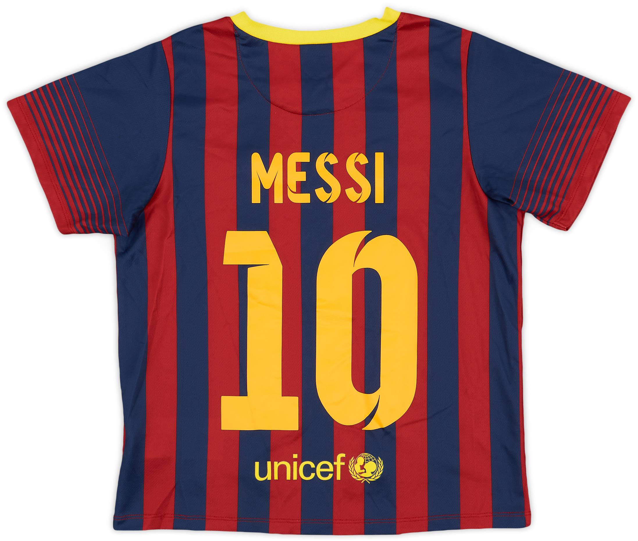 2013-14 Barcelona Home Shirt Messi #10 - 8/10 - (7-8 Years)