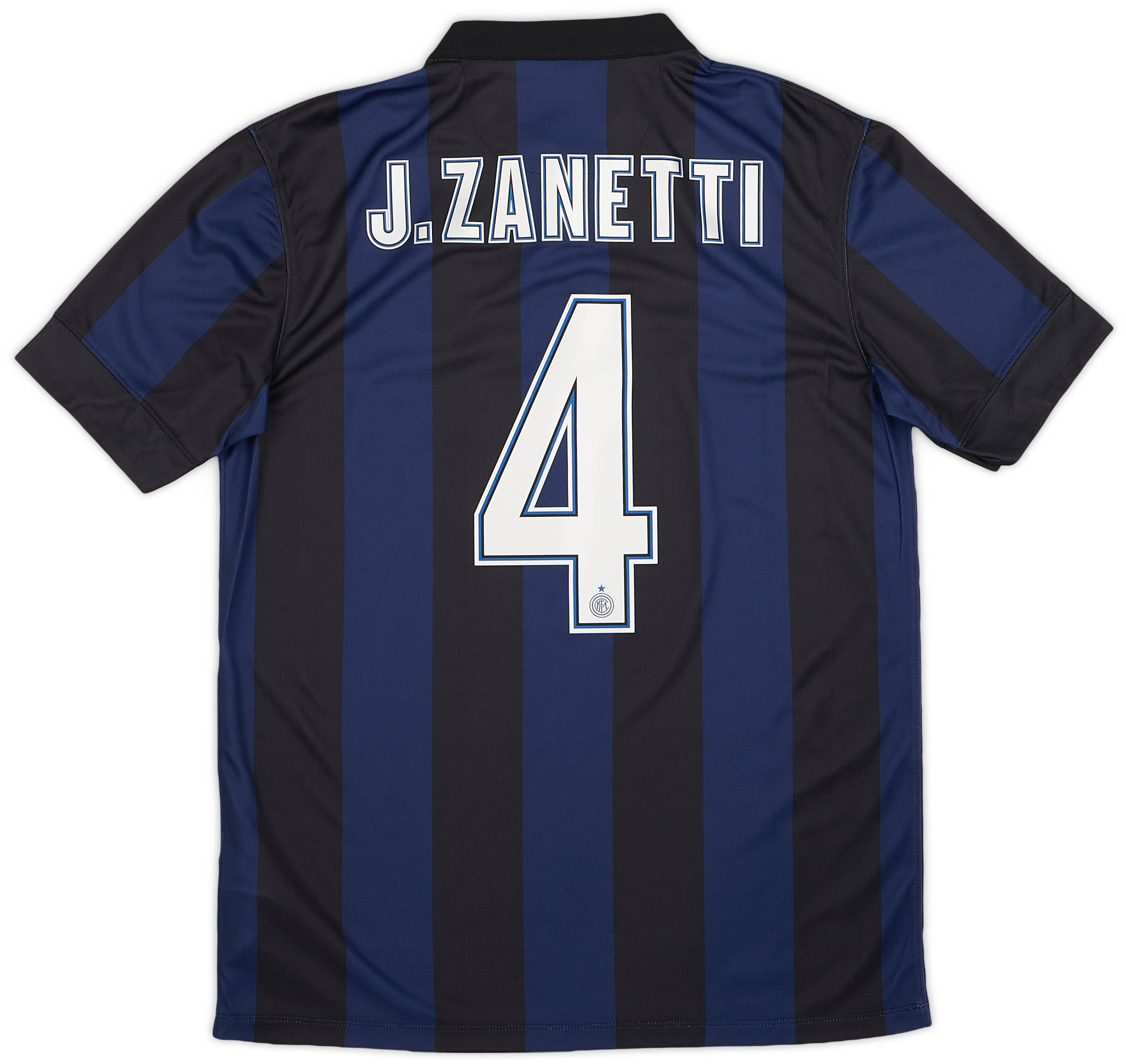 2013-14 Inter Milan Home Shirt Zanetti #4 (M)