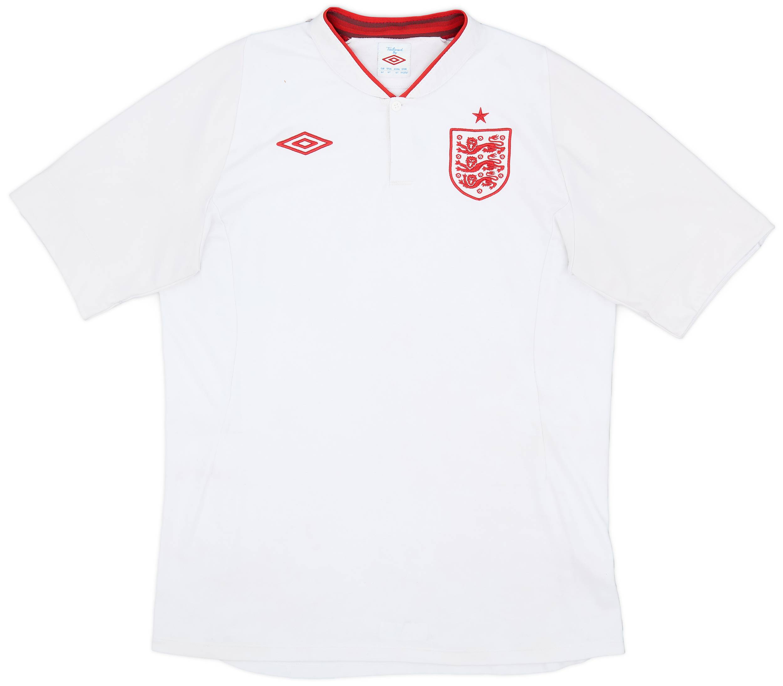 2012-13 England Home Shirt - 6/10 - (L)