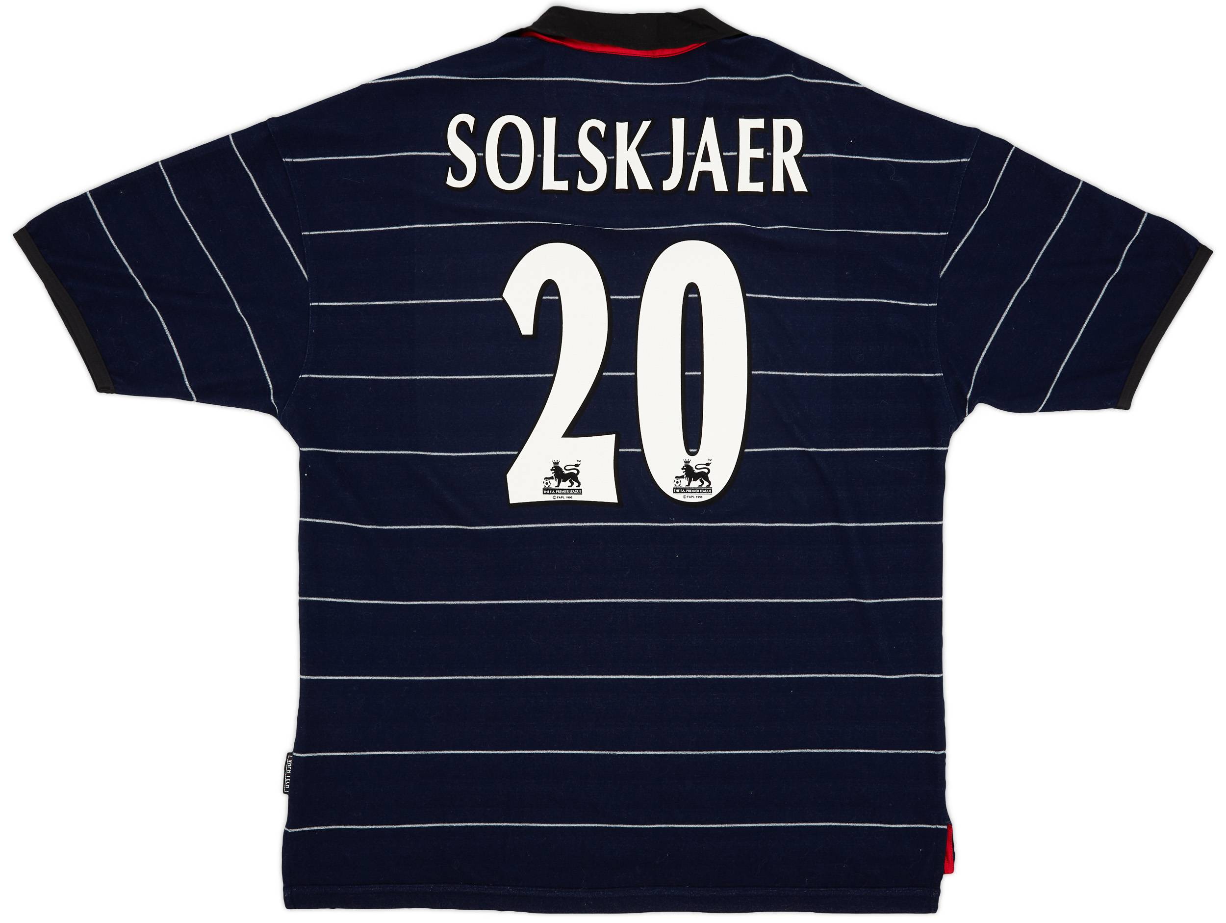 1999-00 Manchester United Away Shirt Solskjaer #20 - 8/10 - (XL)