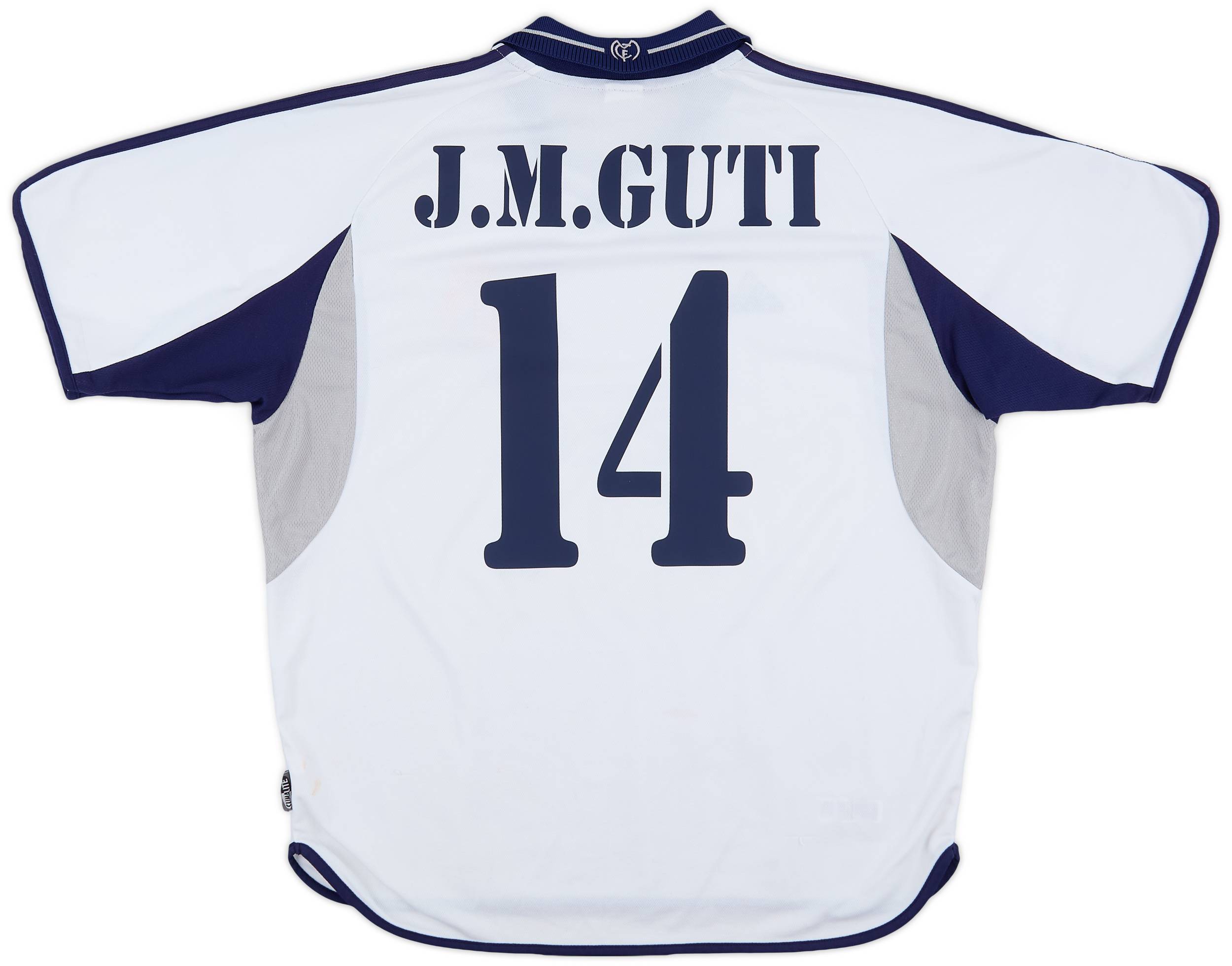 2000-01 Real Madrid Home Shirt J.M.Guti #14 - 5/10 - (XL)