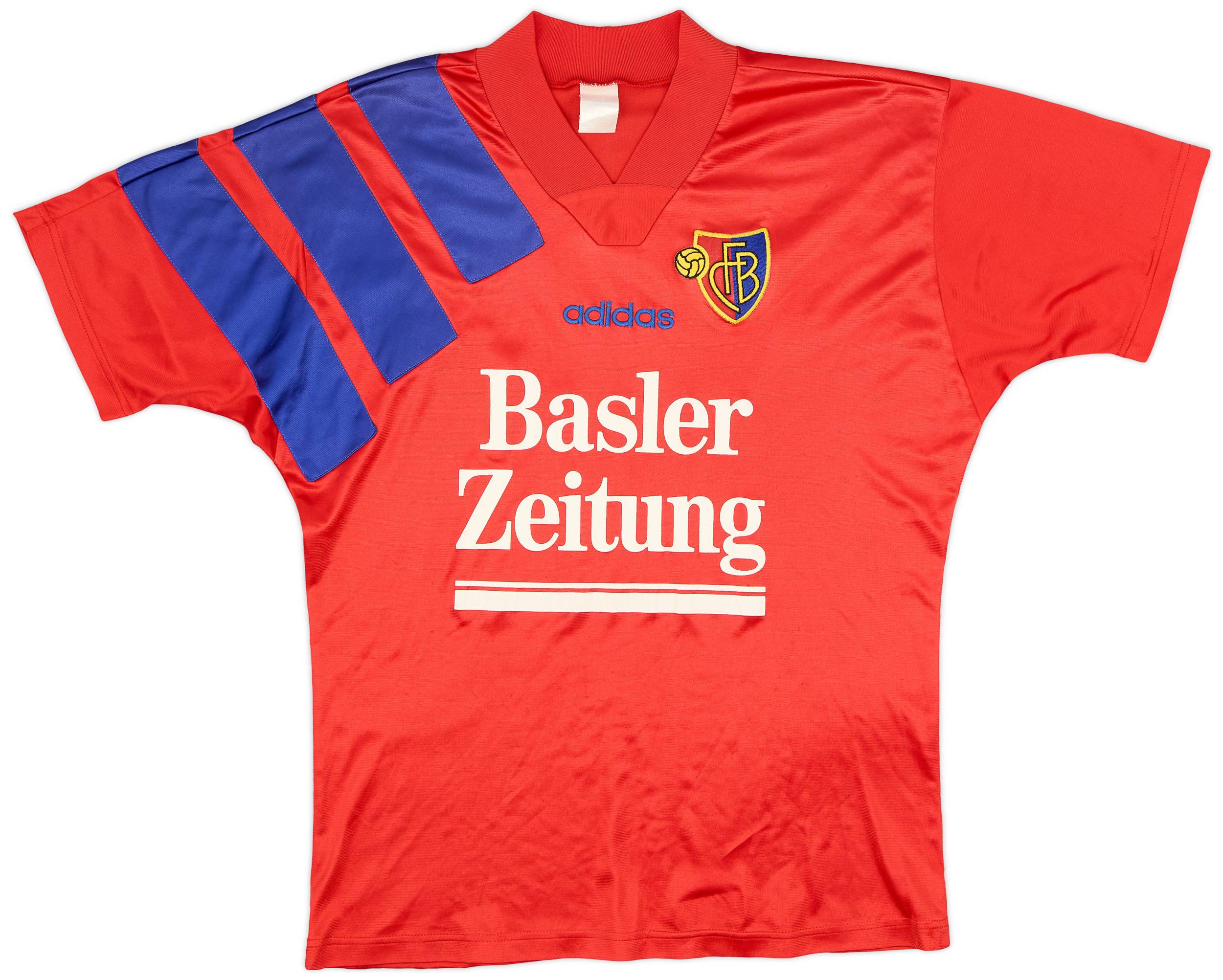 1995-97 FC Basel Home Shirt - 7/10 - (M)