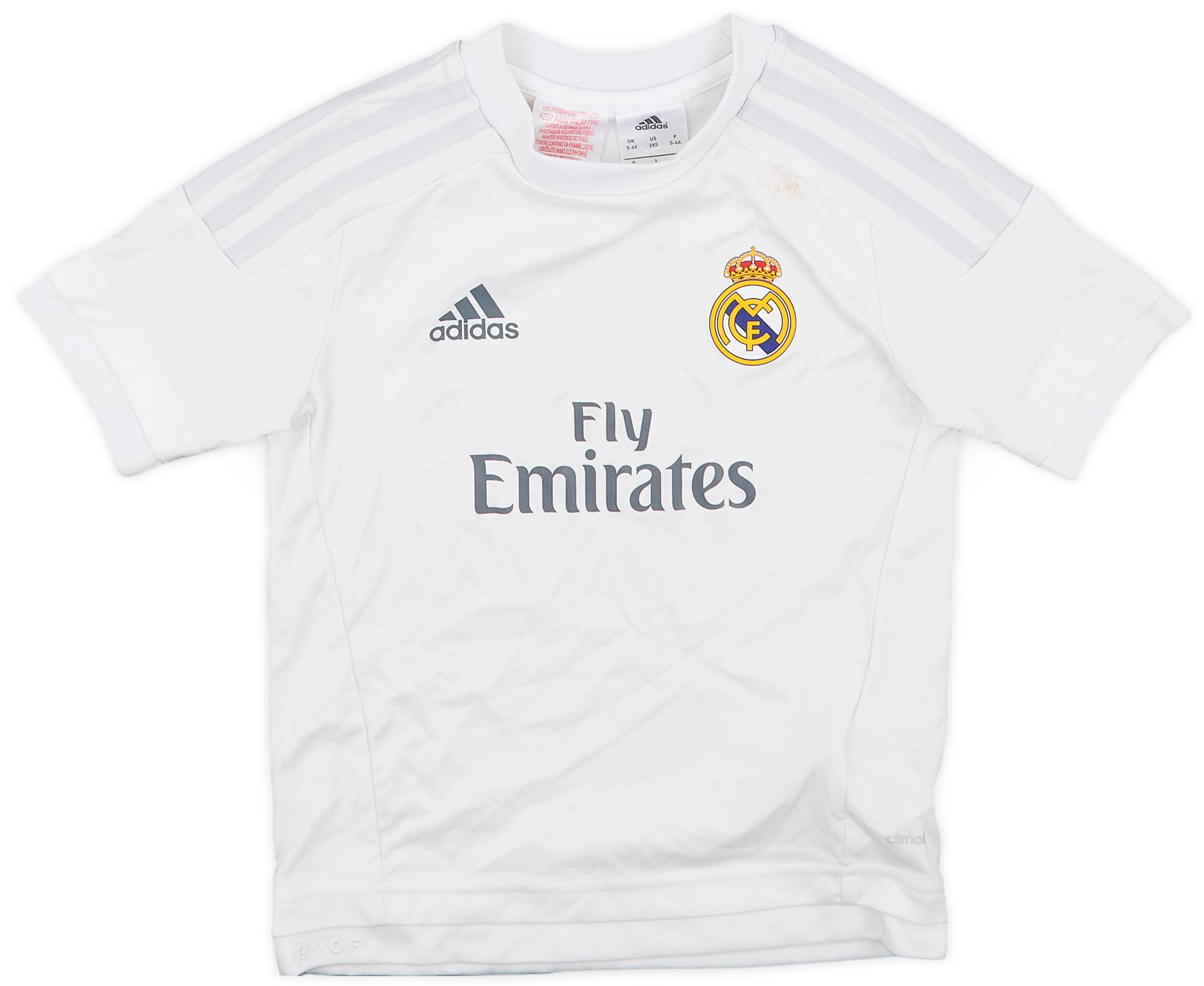 2015-16 Real Madrid Home Shirt - 5/10 - (5-6 Years)