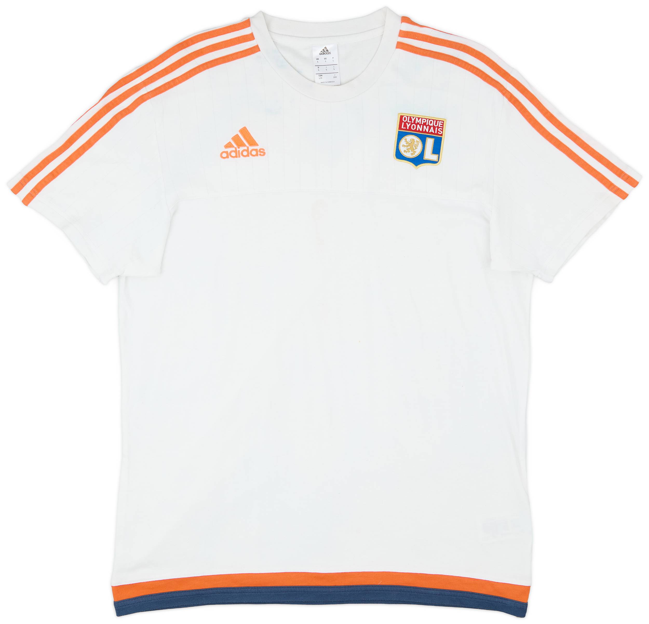 2015-16 Lyon adidas Cotton Tee - 4/10 - (L)