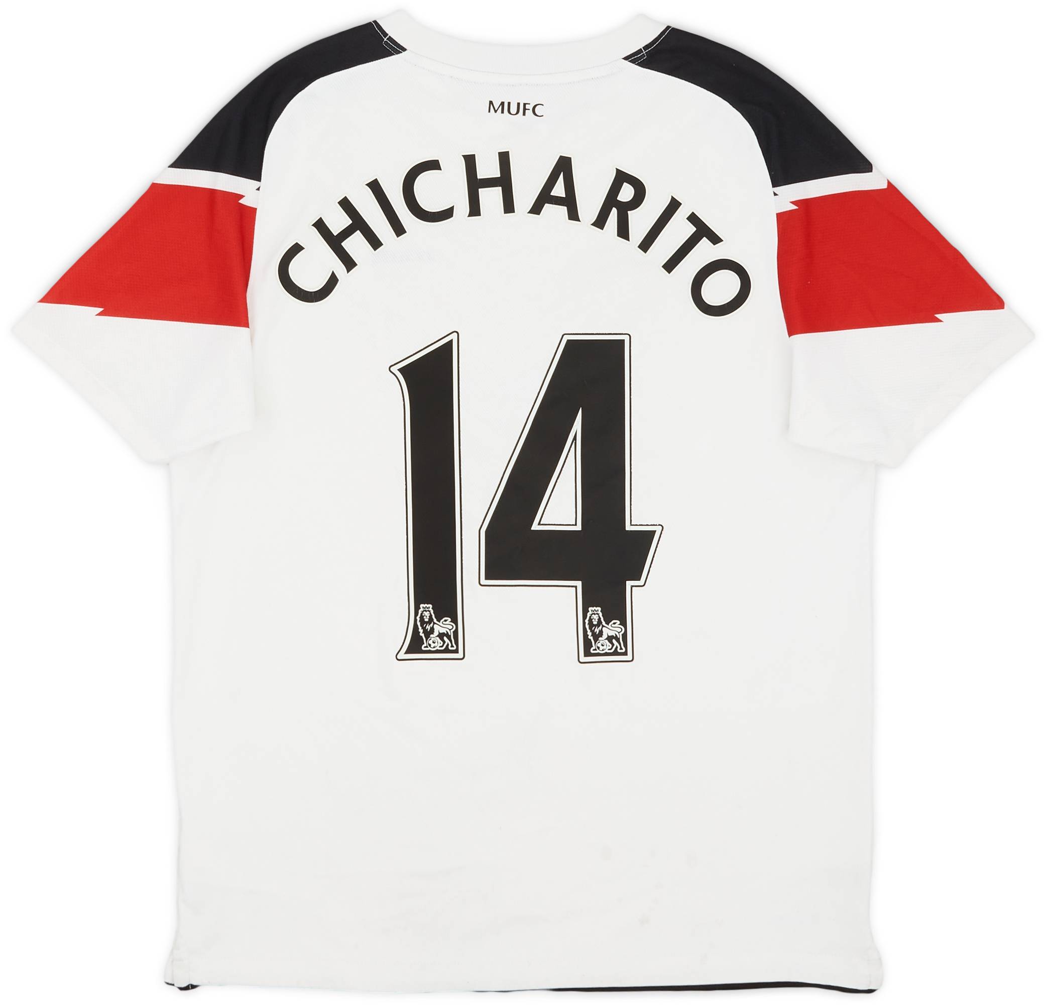 2010-12 Manchester United Away Shirt Chicharito #14 - 5/10 - (XL.Boys)