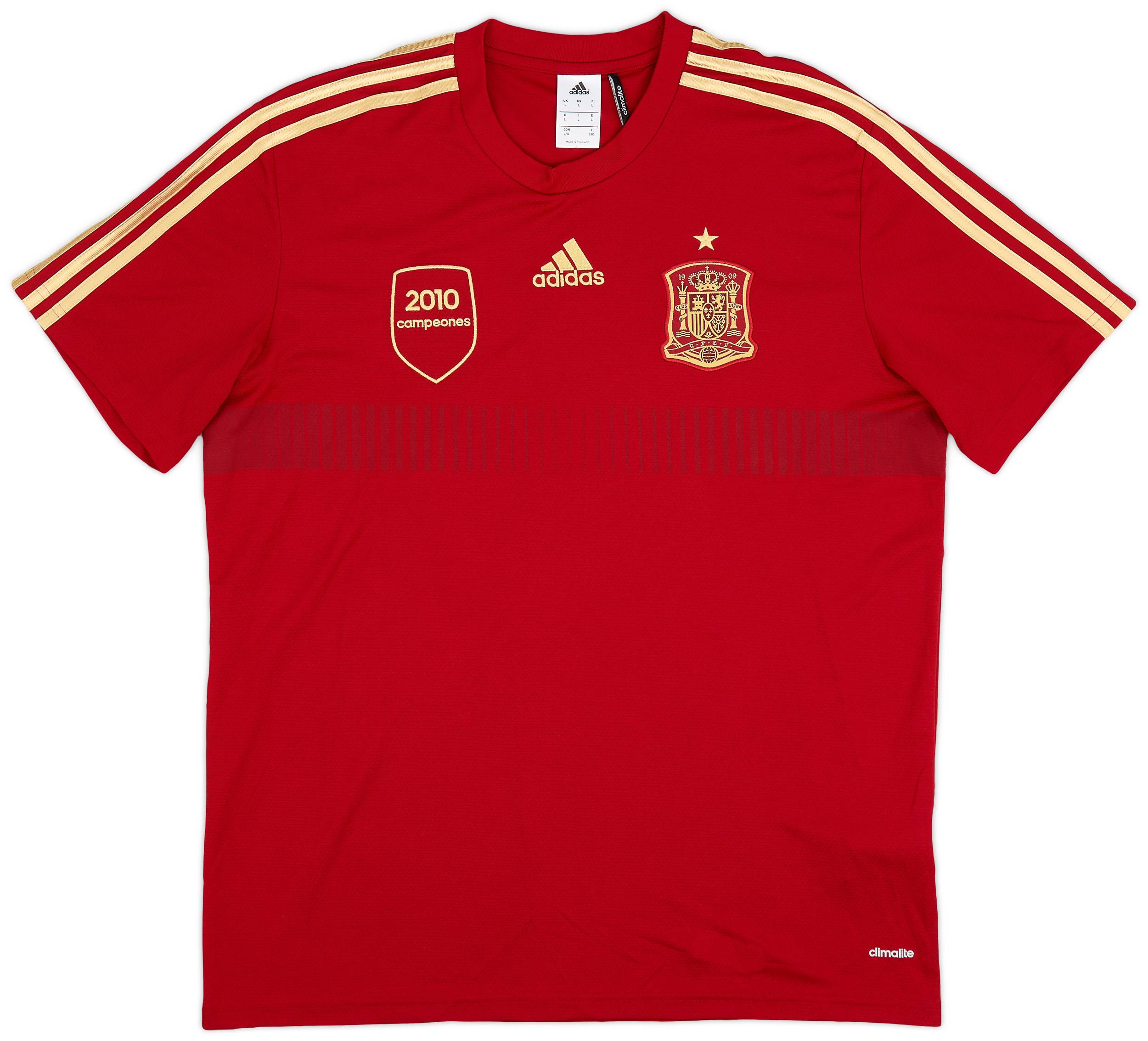 2013-15 Spain Home Shirt - 9/10 - (L)