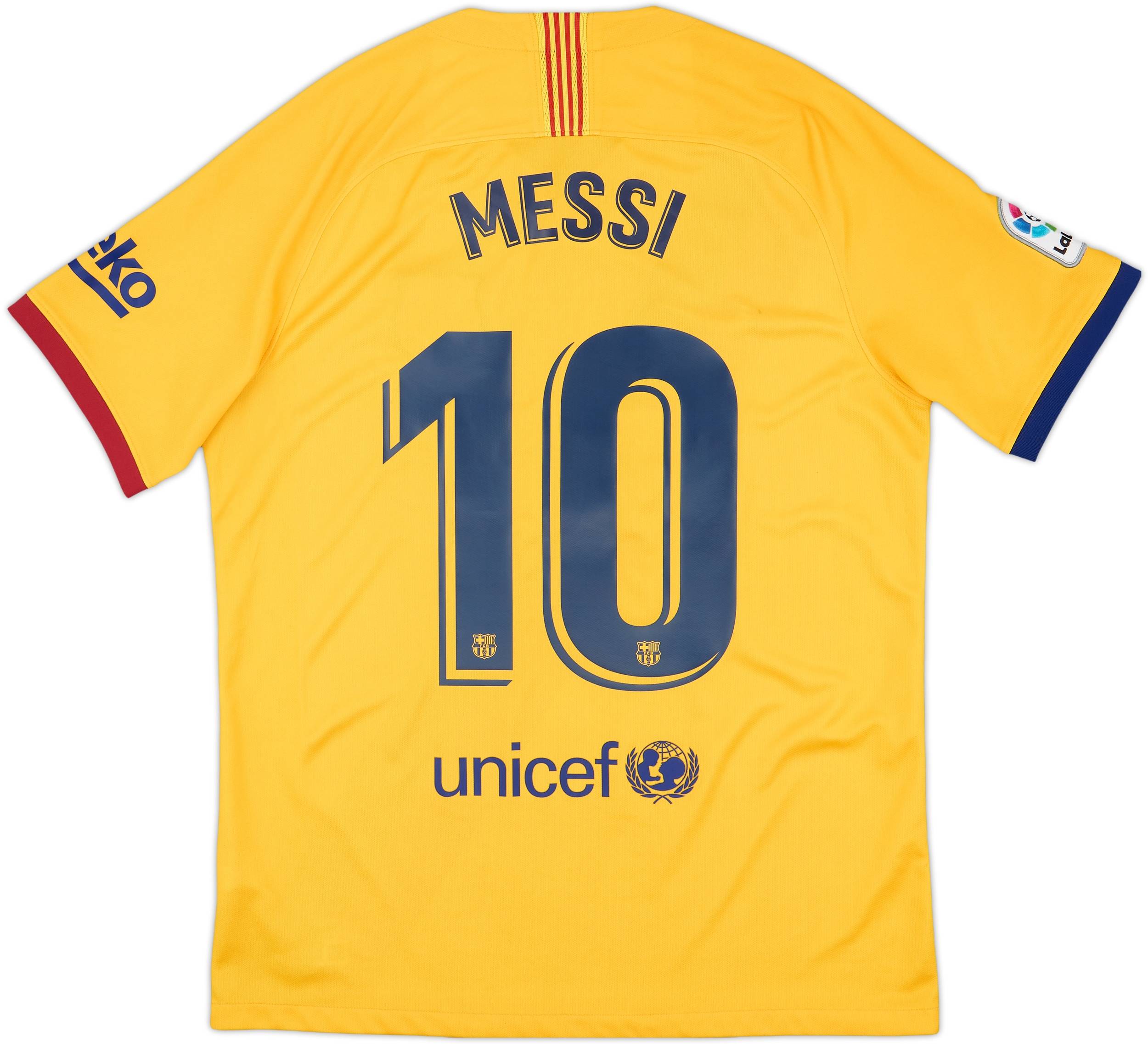 2019-20 Barcelona Away Shirt Messi #10 - 8/10 - (L)