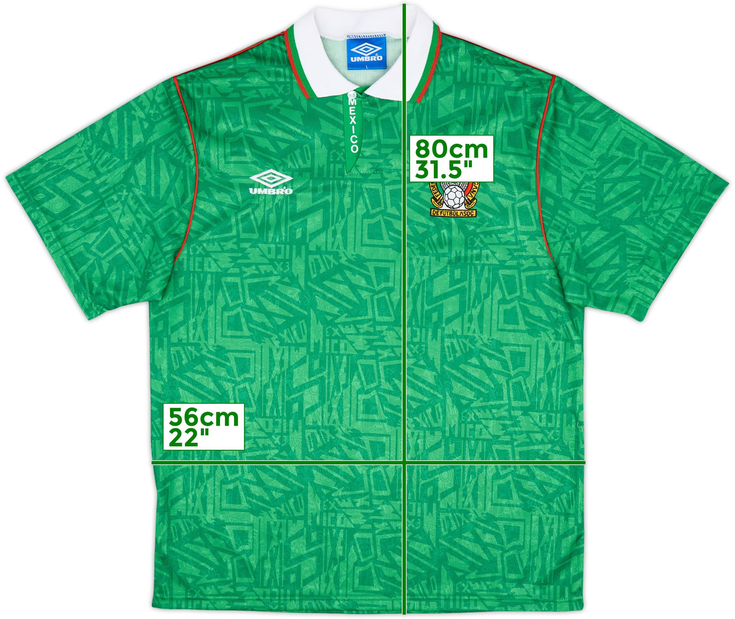 1994-95 Mexico Home Shirt - 10/10 - (L)