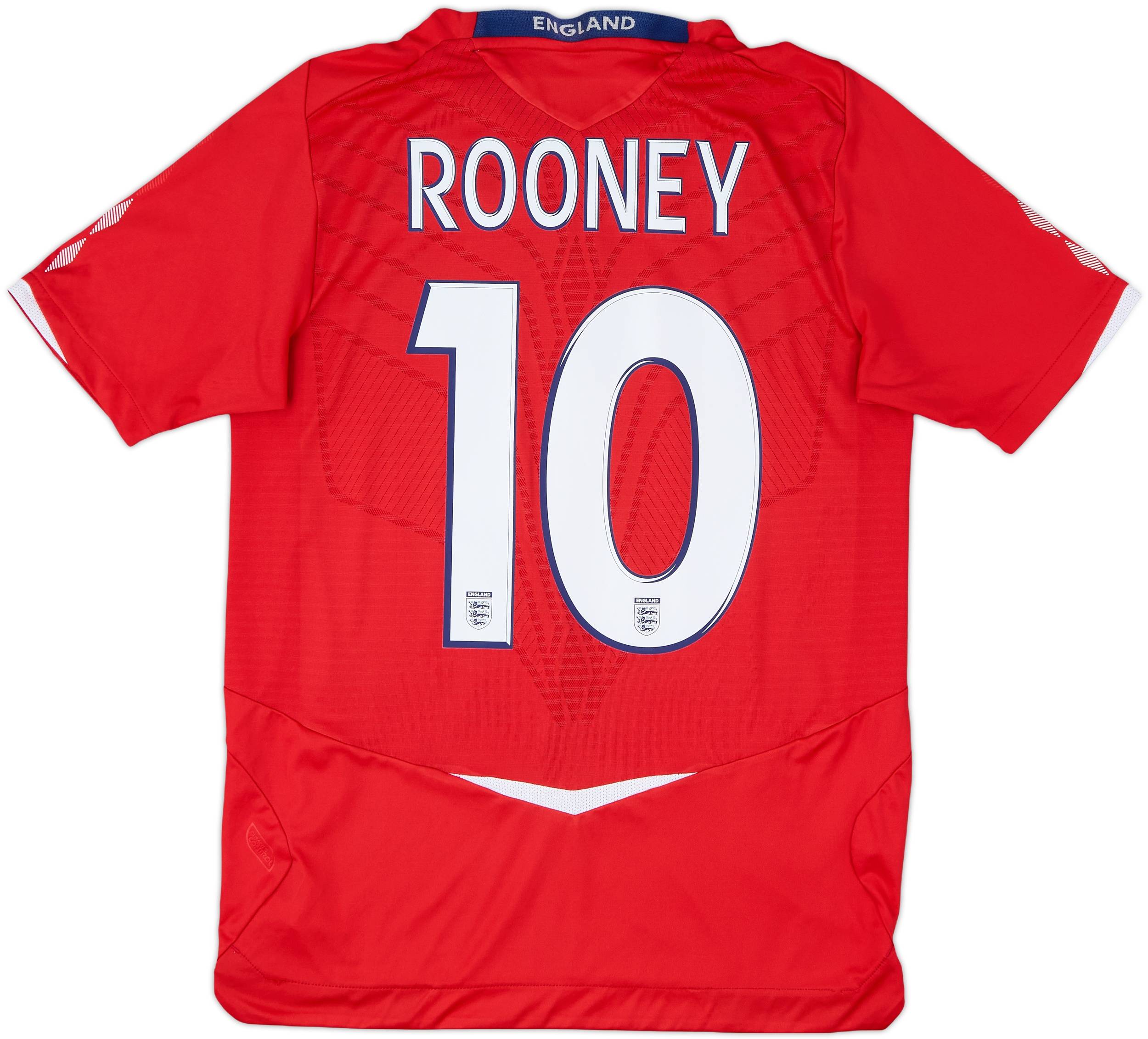 2008-10 England Away Shirt Rooney #10 - 5/10 - (M)