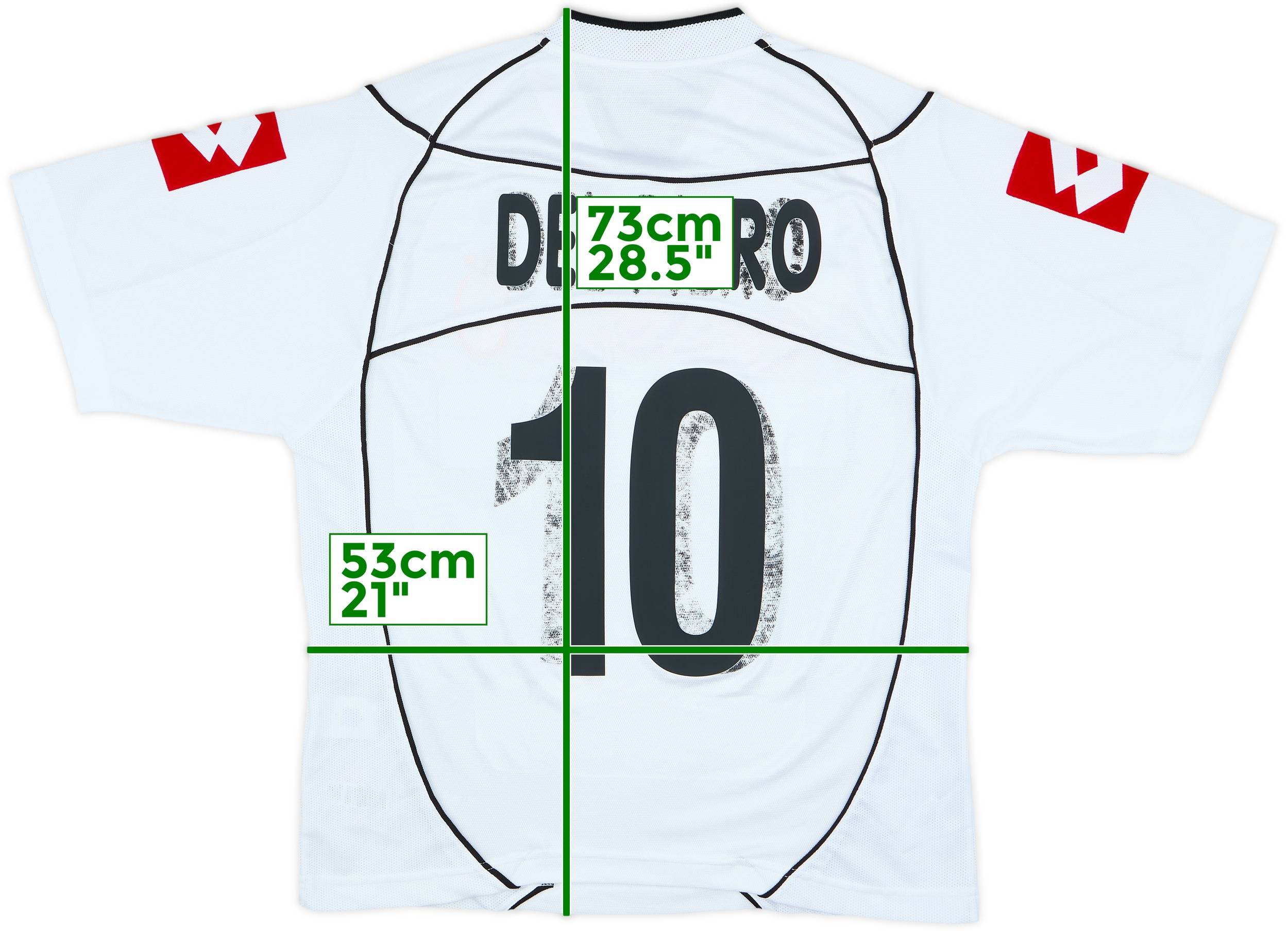 2002-03 Juventus Away Shirt Del Piero #10 - 3/10 - (M)