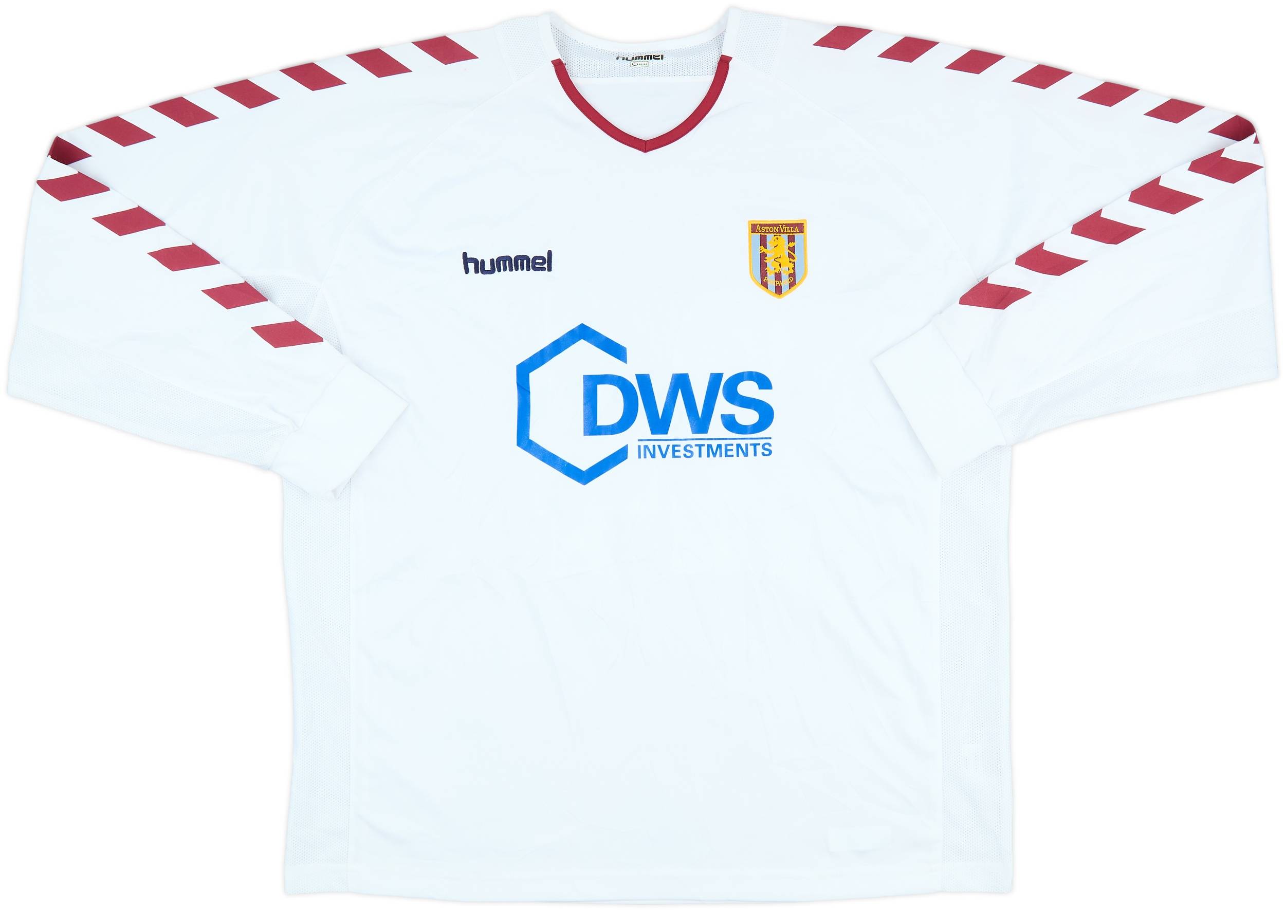 2004-05 Aston Villa Match Issue Away L/S Shirt #24