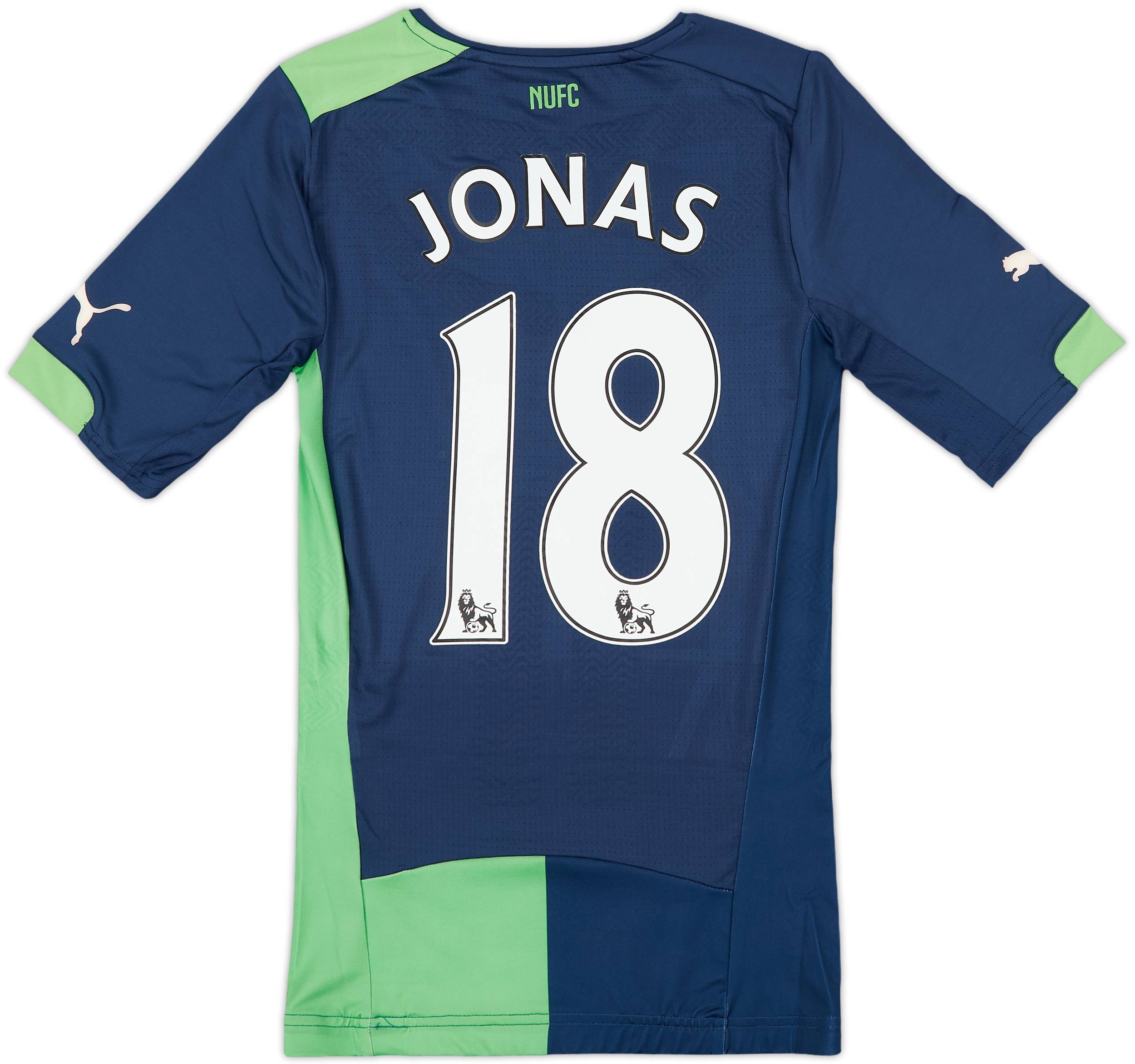 2014-15 Newcastle Player Issue ACTV Fit Third L/S Shirt Jonas #18 (S)