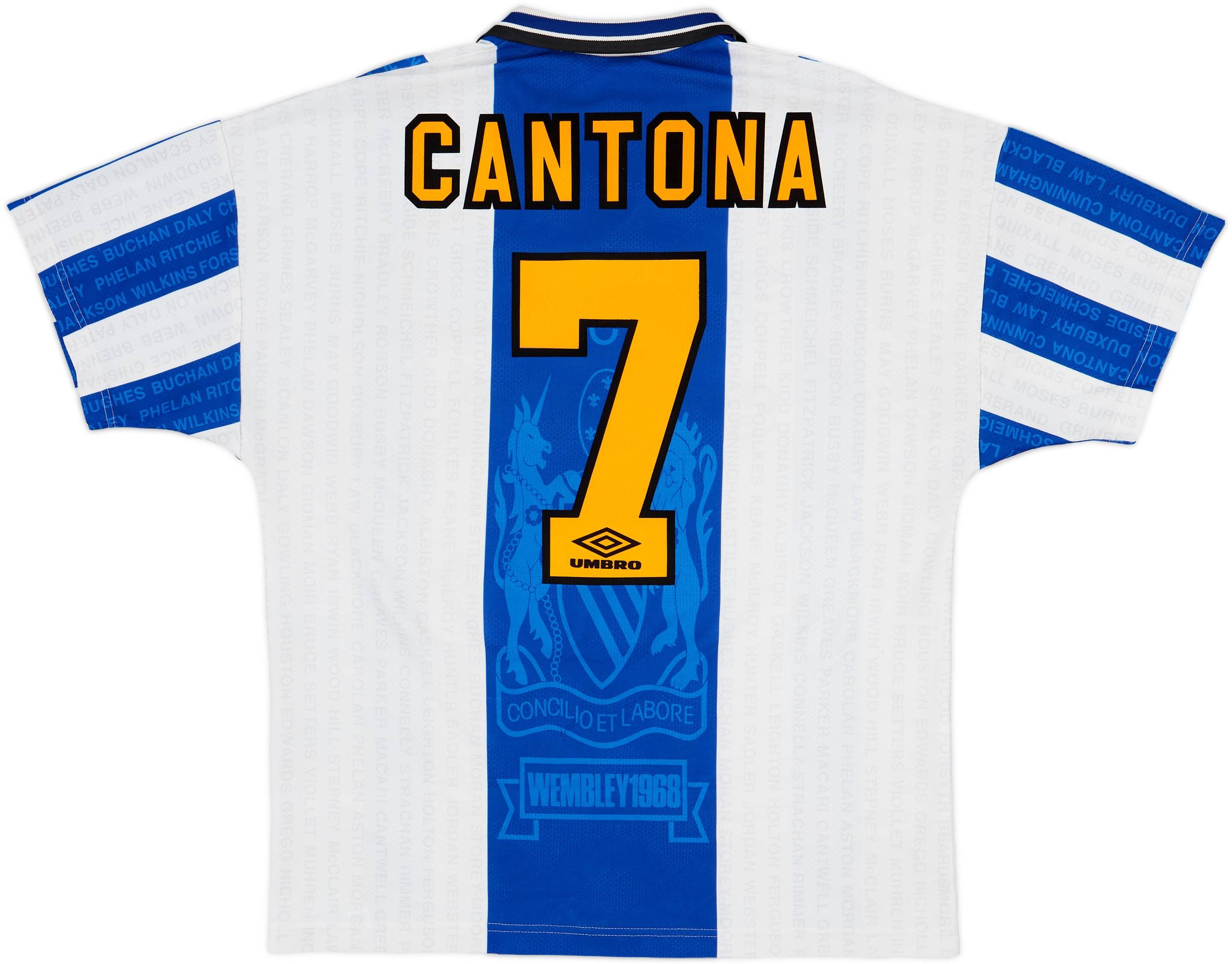 商品画像：1996-98 Manchester United Third Shirt Cantona #7 - 9/10 - (L) 1