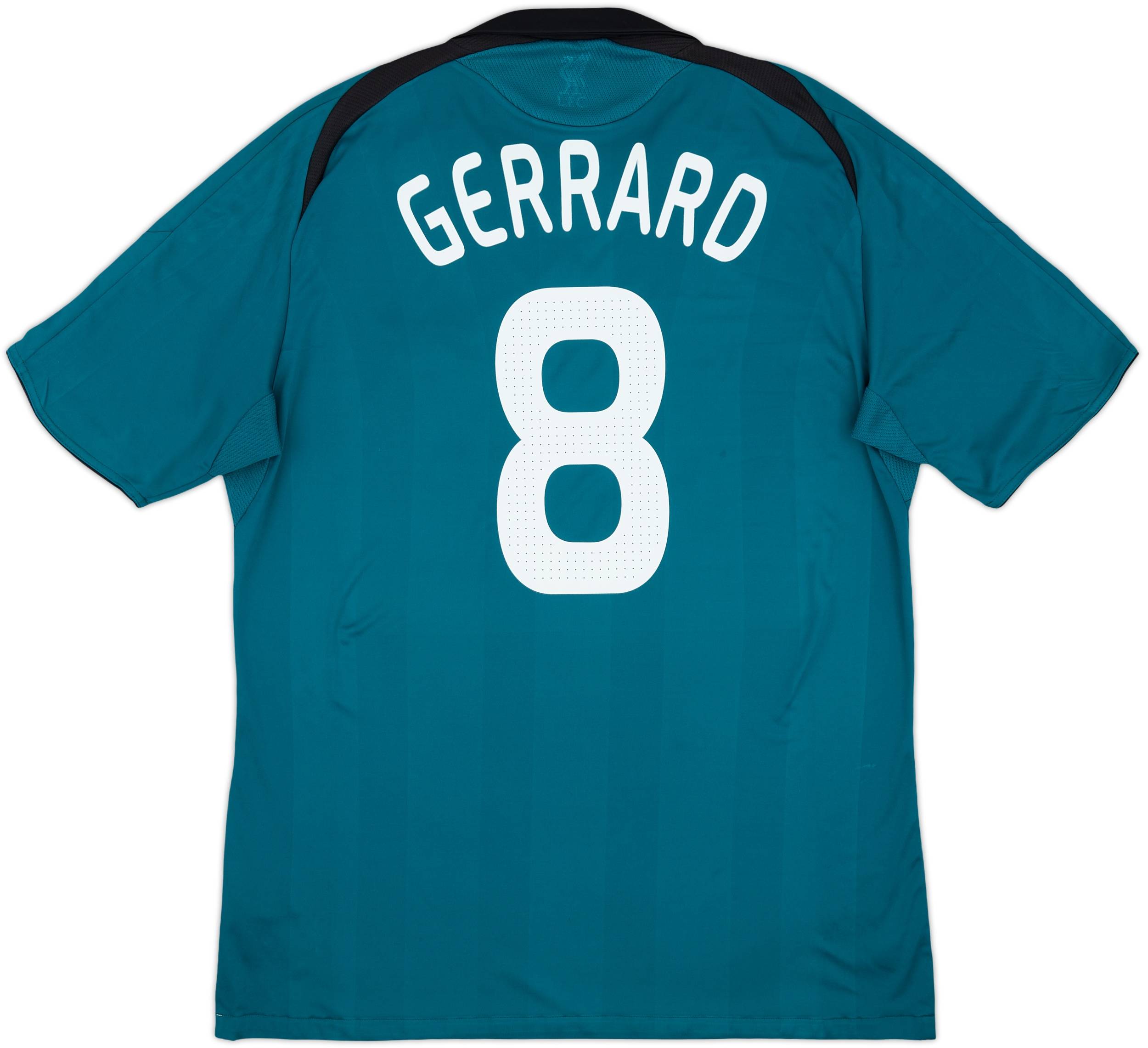 2008-09 Liverpool Third Shirt Gerrard #8 - 6/10 - (XL)