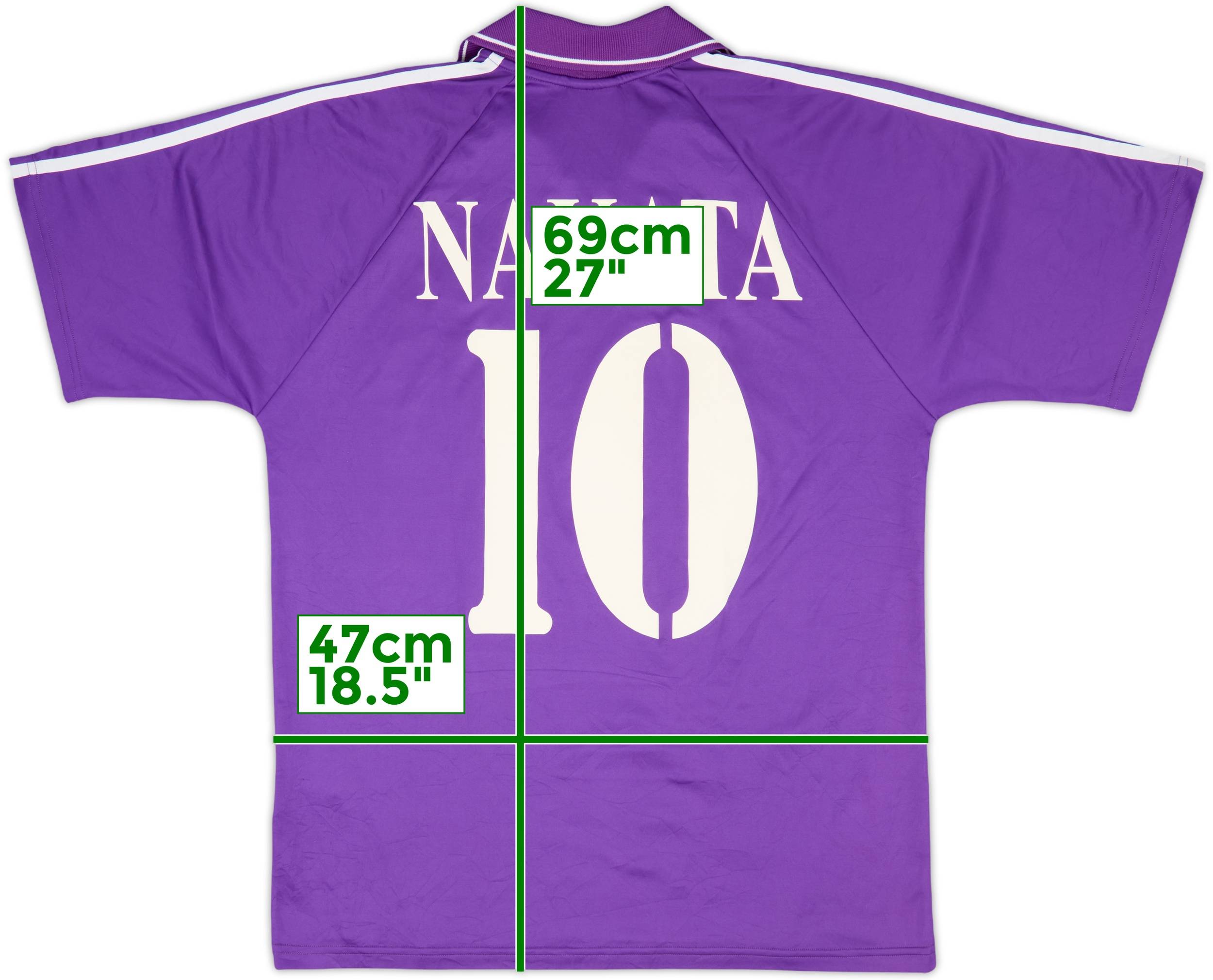 ACフィオレンティーナ NAKATA 10 シャツ 2004-05 Fiorentina Home Shirt Nakata #10 - 6/10 - (M/L)