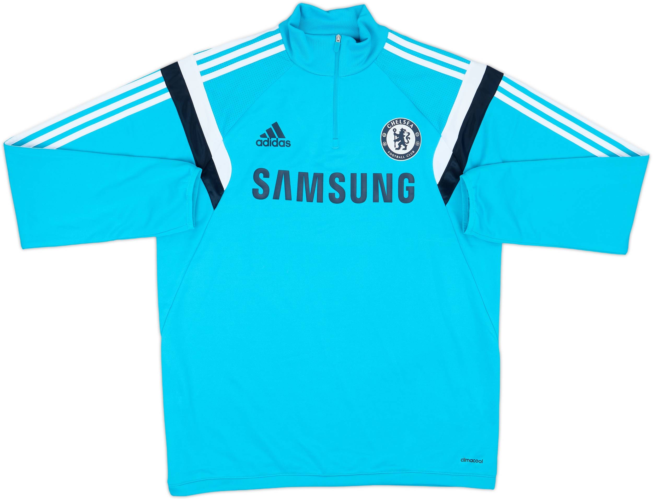 2014-15 Chelsea adidas 1/4 Zip Drill Top - 10/10 - (L)