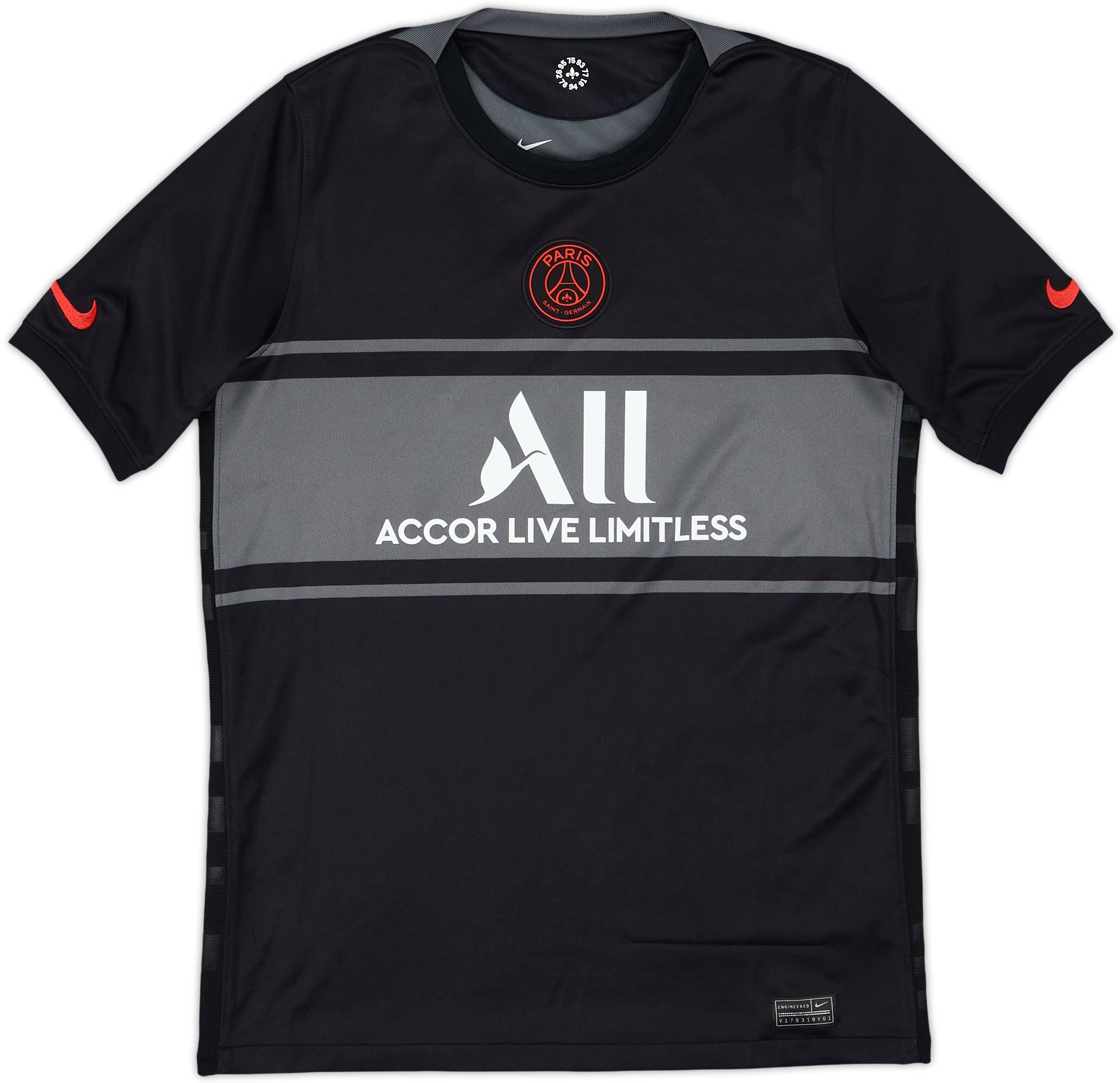 2021-22 Paris Saint-Germain Third Shirt - 8/10 - (XL.Boys) 2021-22 Paris Saint-Germain Third Shirt - 8/10 - (XL.Boys)
