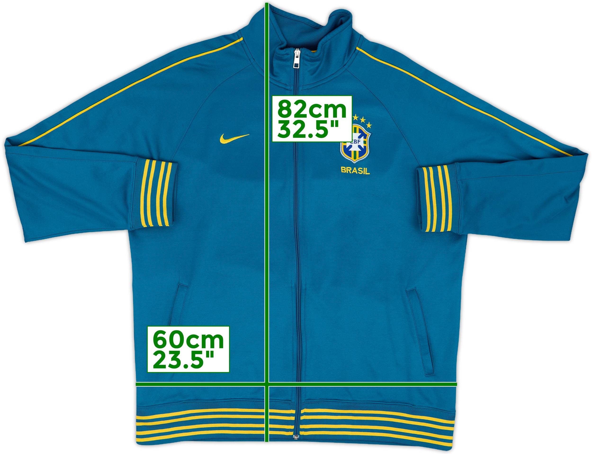 2011-12 Brazil Nike Track Jacket - 5/10 - (XL)