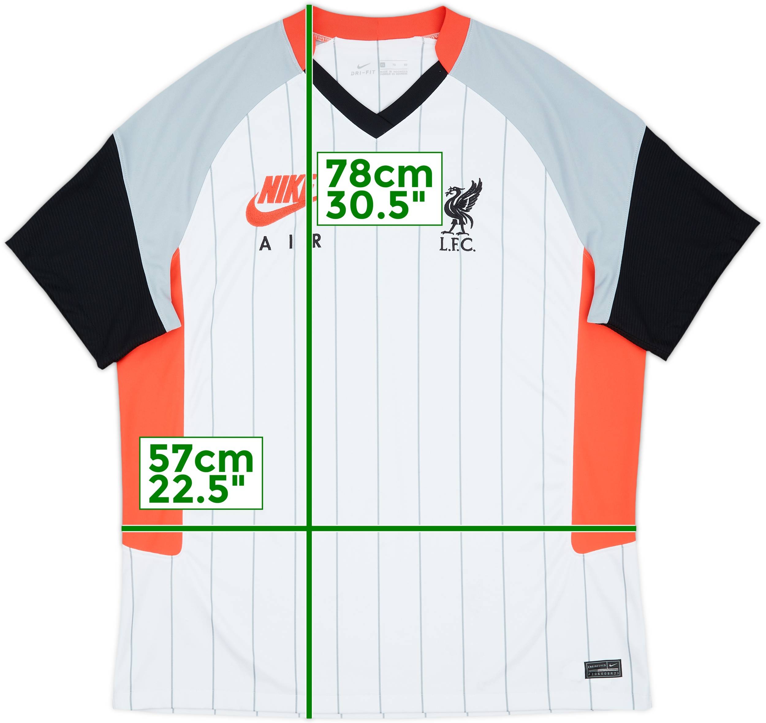 2020-21 Liverpool Air Max Stadium Shirt 8/10 (XL)