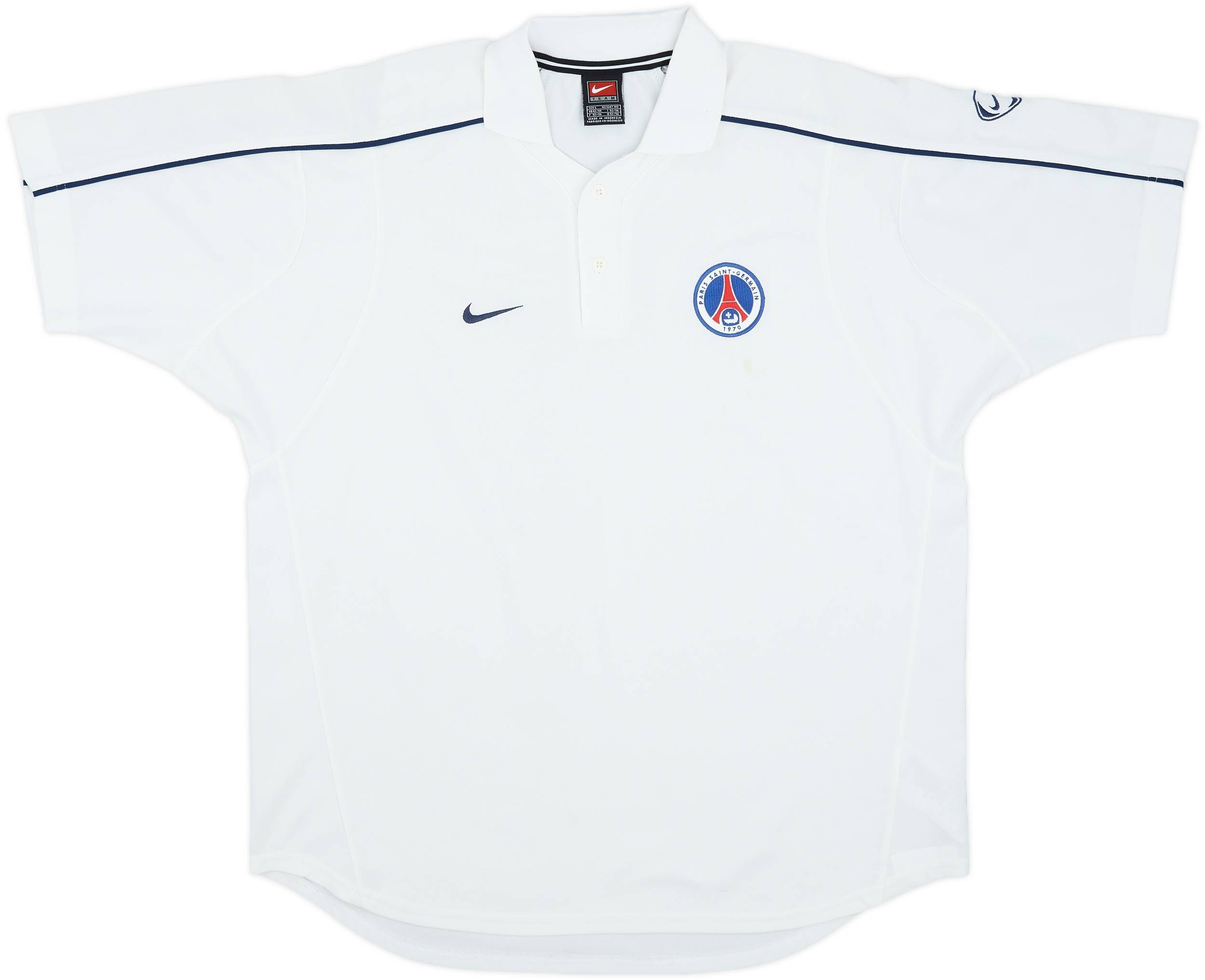 2001-02 Paris Saint-Germain Nike Polo Shirt - 6/10 - (L)