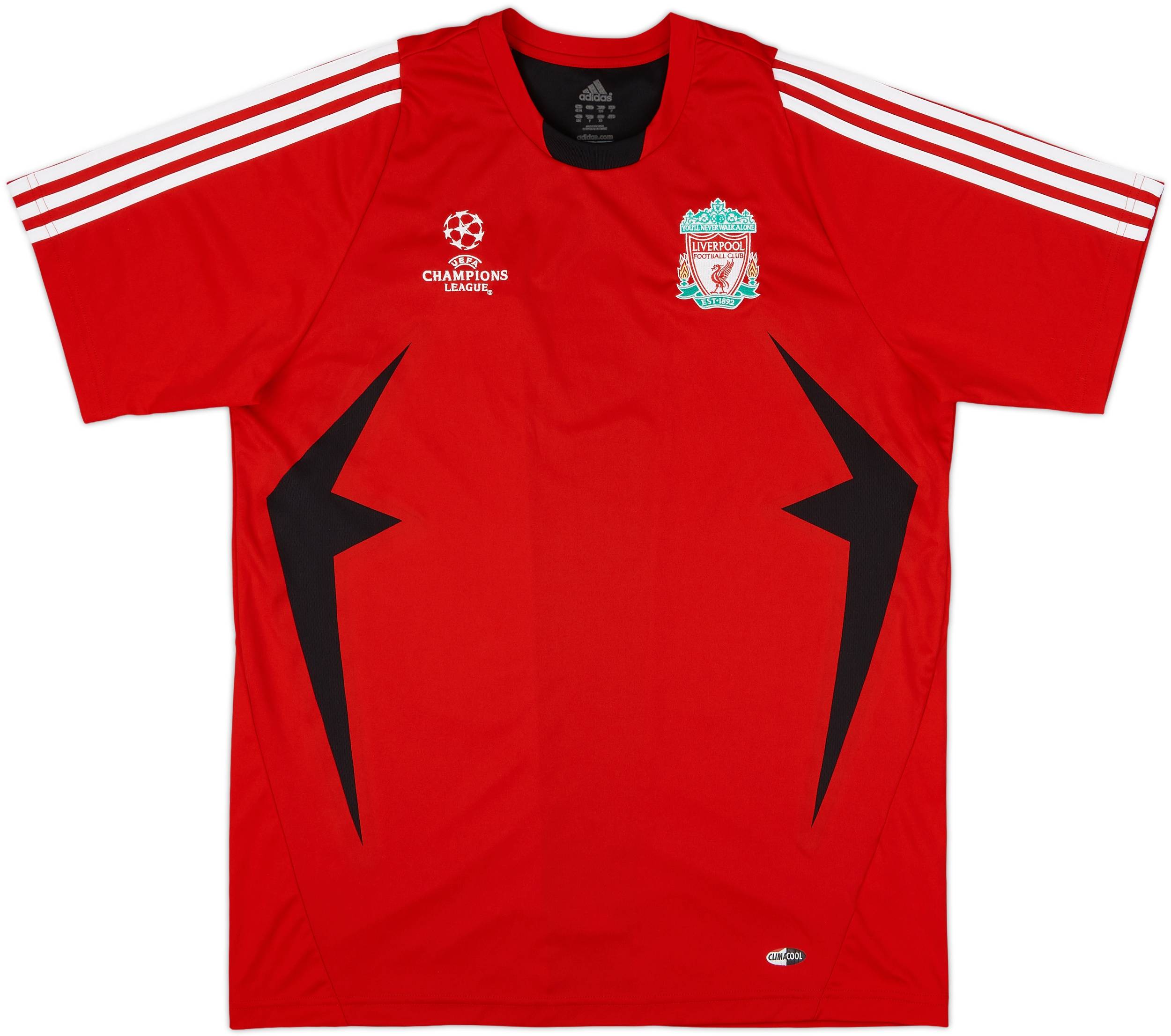2007-08 Liverpool adidas CL Training Shirt - 8/10 - (L)