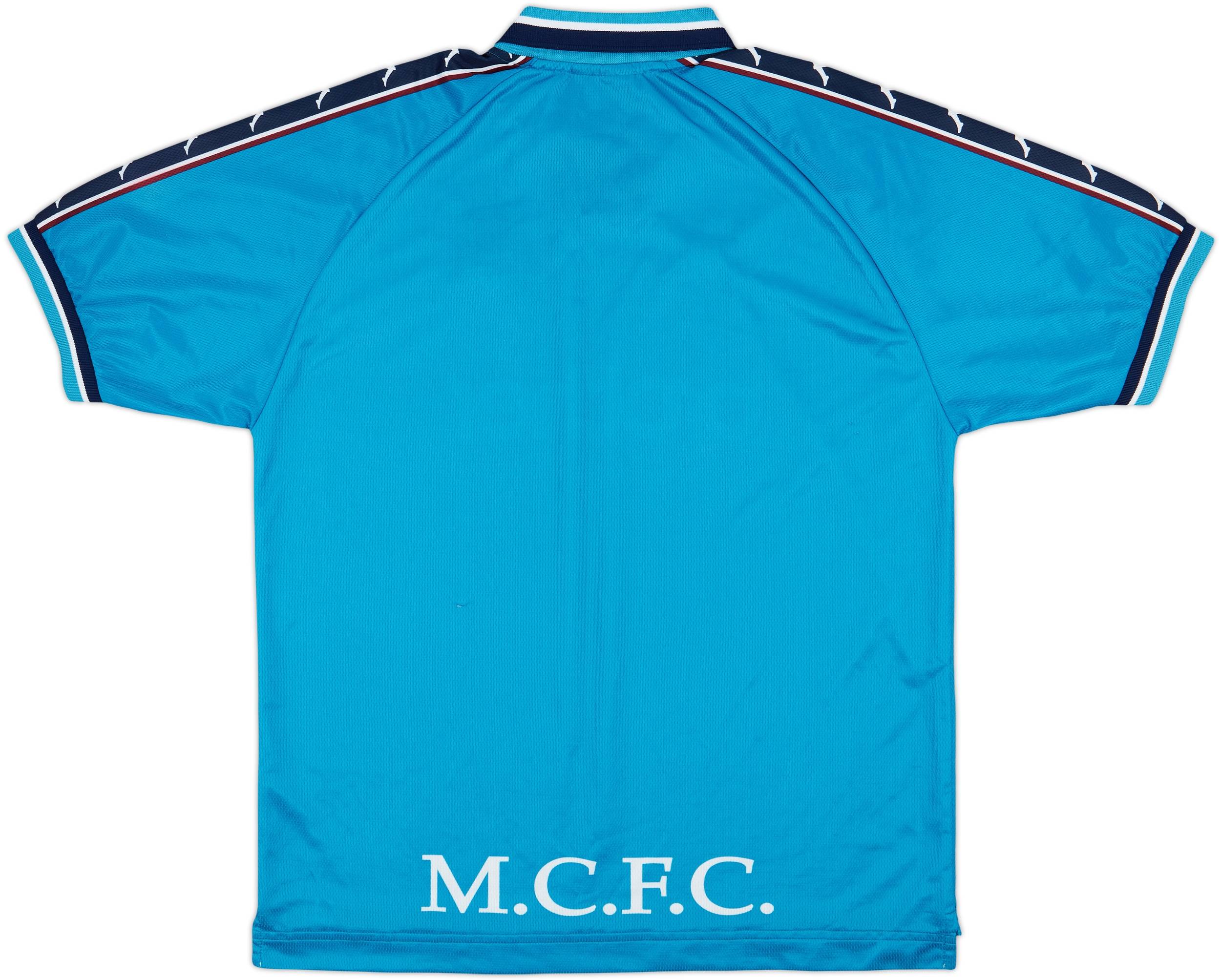 ManCity 97-99 size：S 1997-99 Manchester City Home Shirt - 9/10 - (XL.Boys)