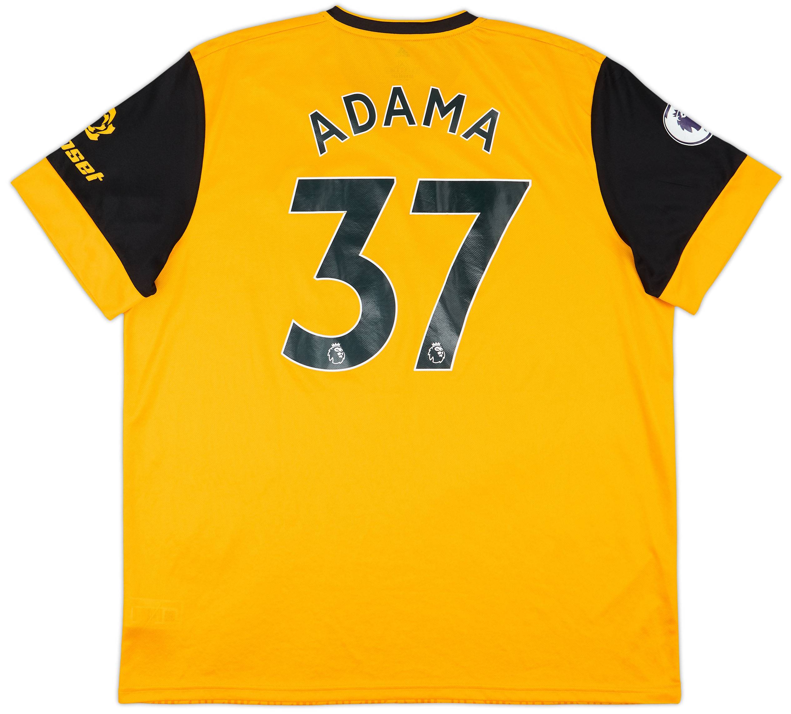 2020-21 Wolves Home Shirt Adama #37 - 7/10 - (XXL)