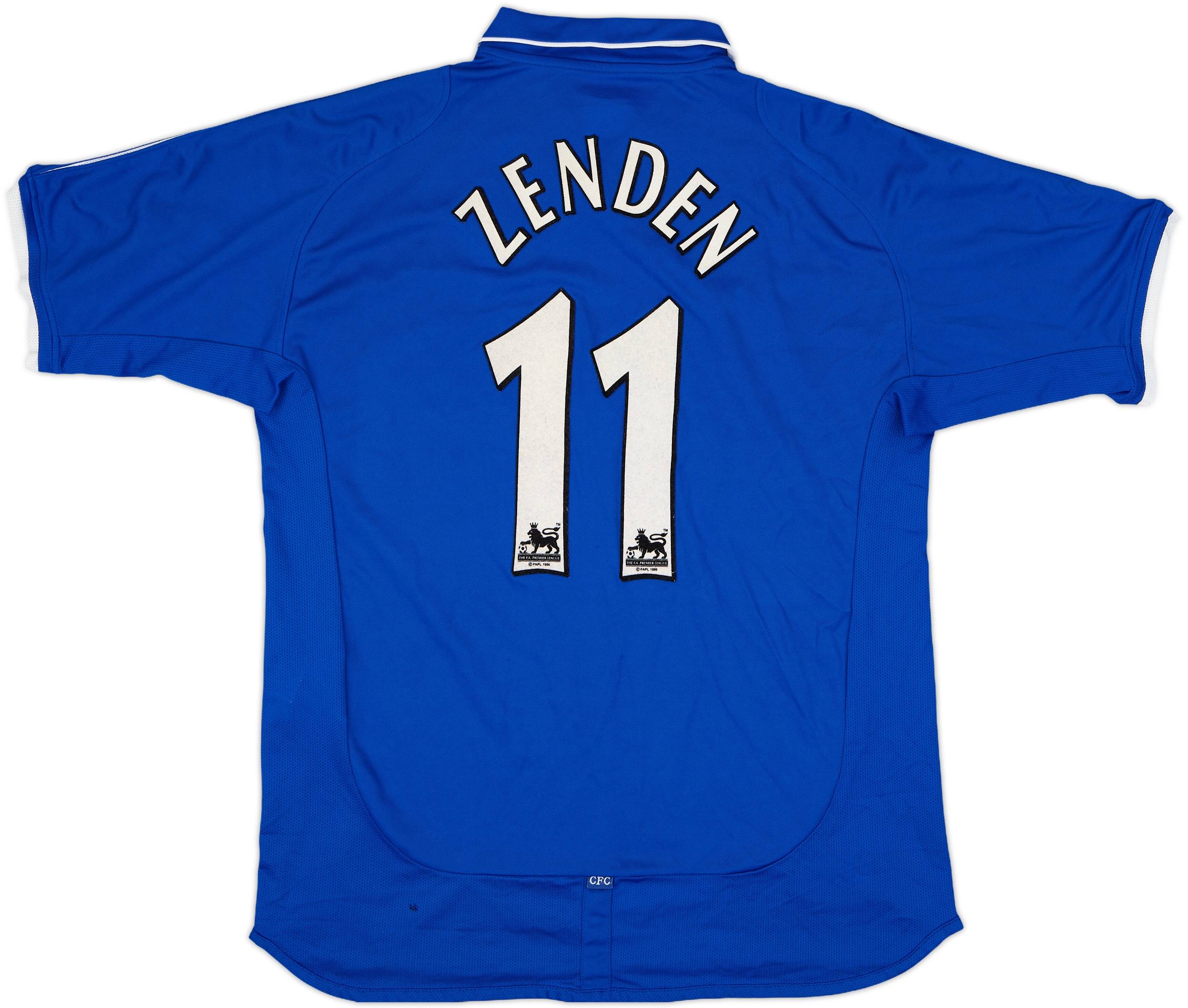 2001-03 Chelsea Home Shirt Zenden #11 - 8/10 - (M)