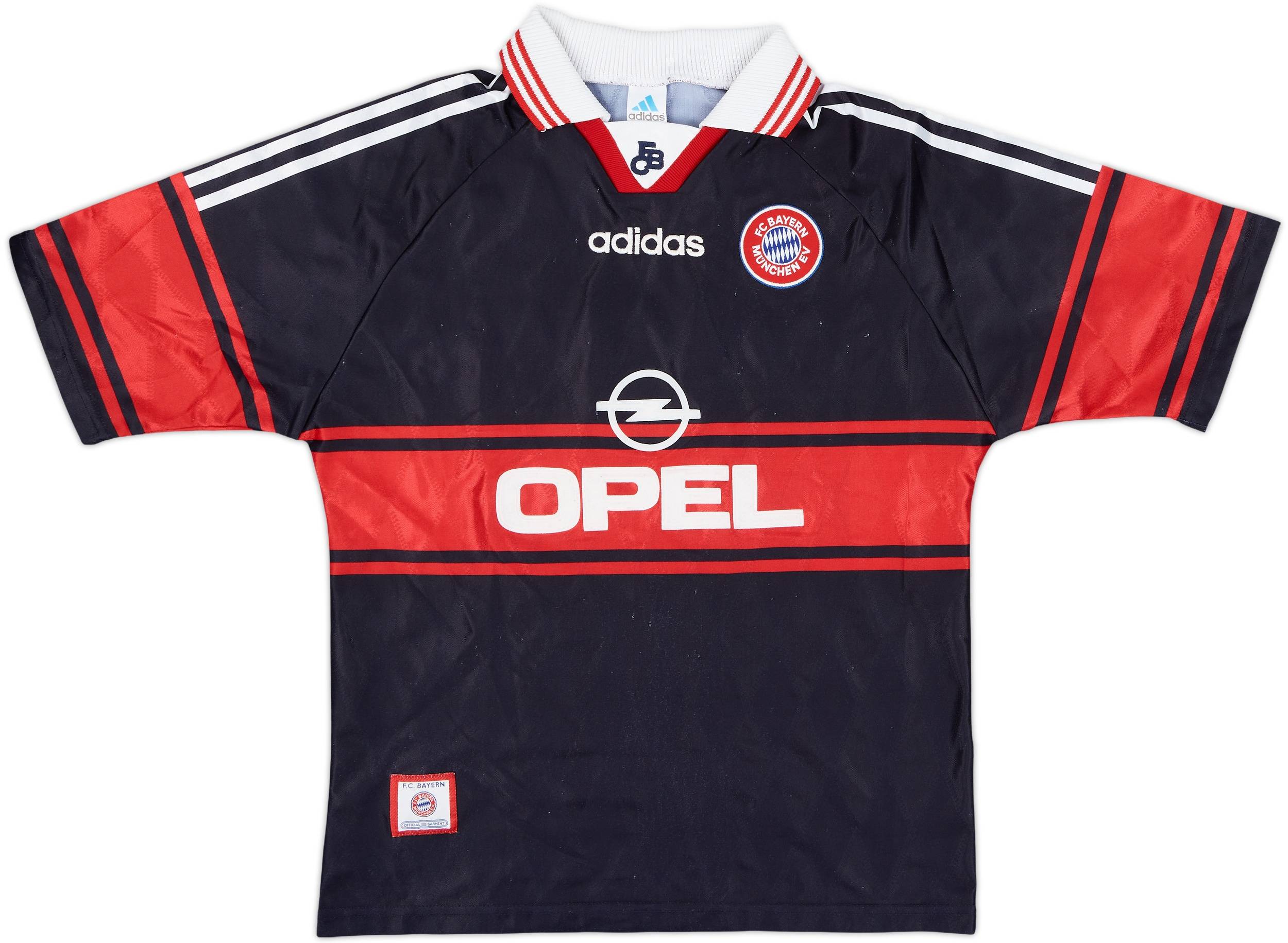 1997-99 Bayern Munich Home Shirt - 8/10 - (XL.Boys)