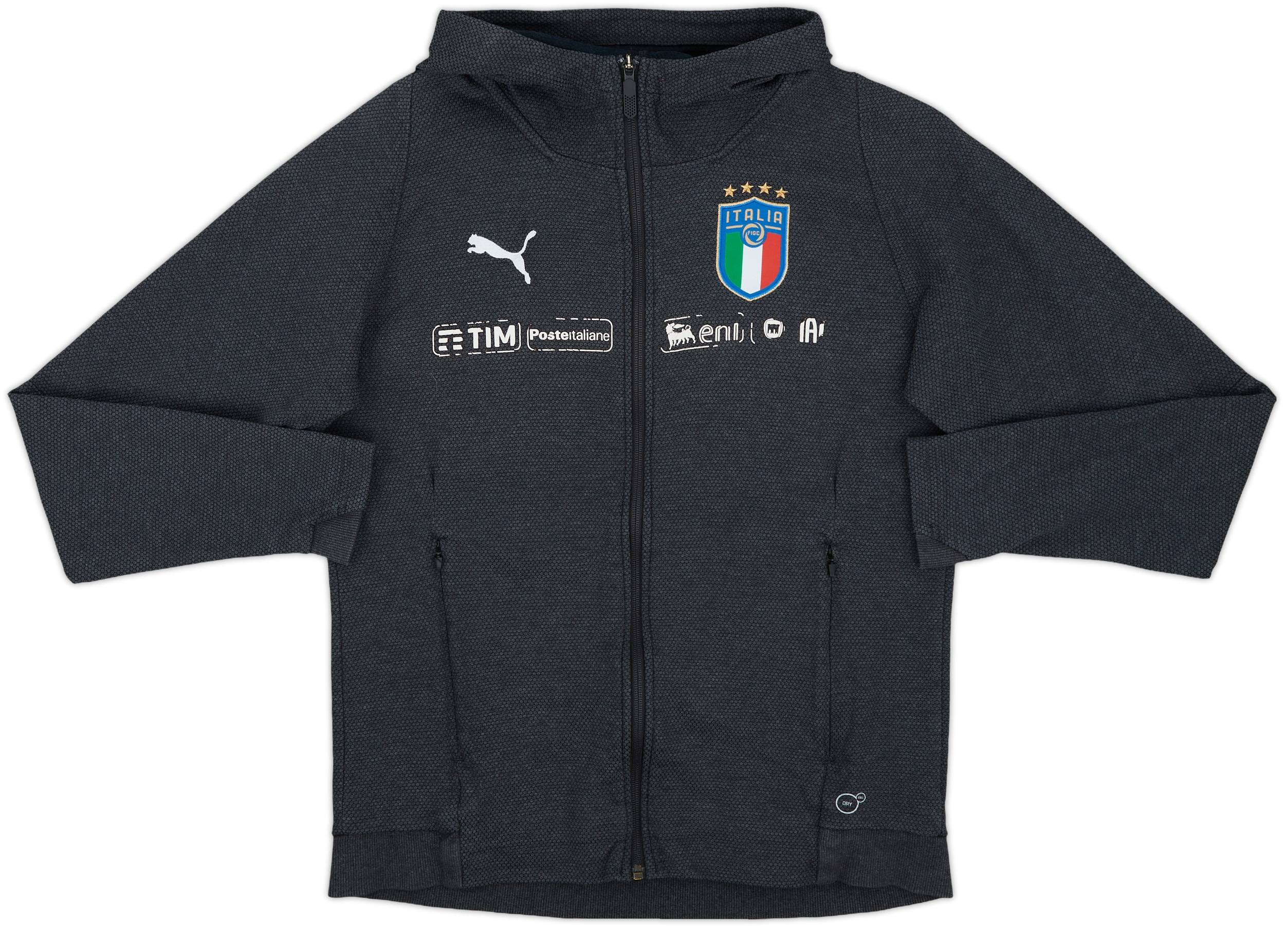 2019-20 Italy Puma Hooded Track Jacket - 6/10 - (M)