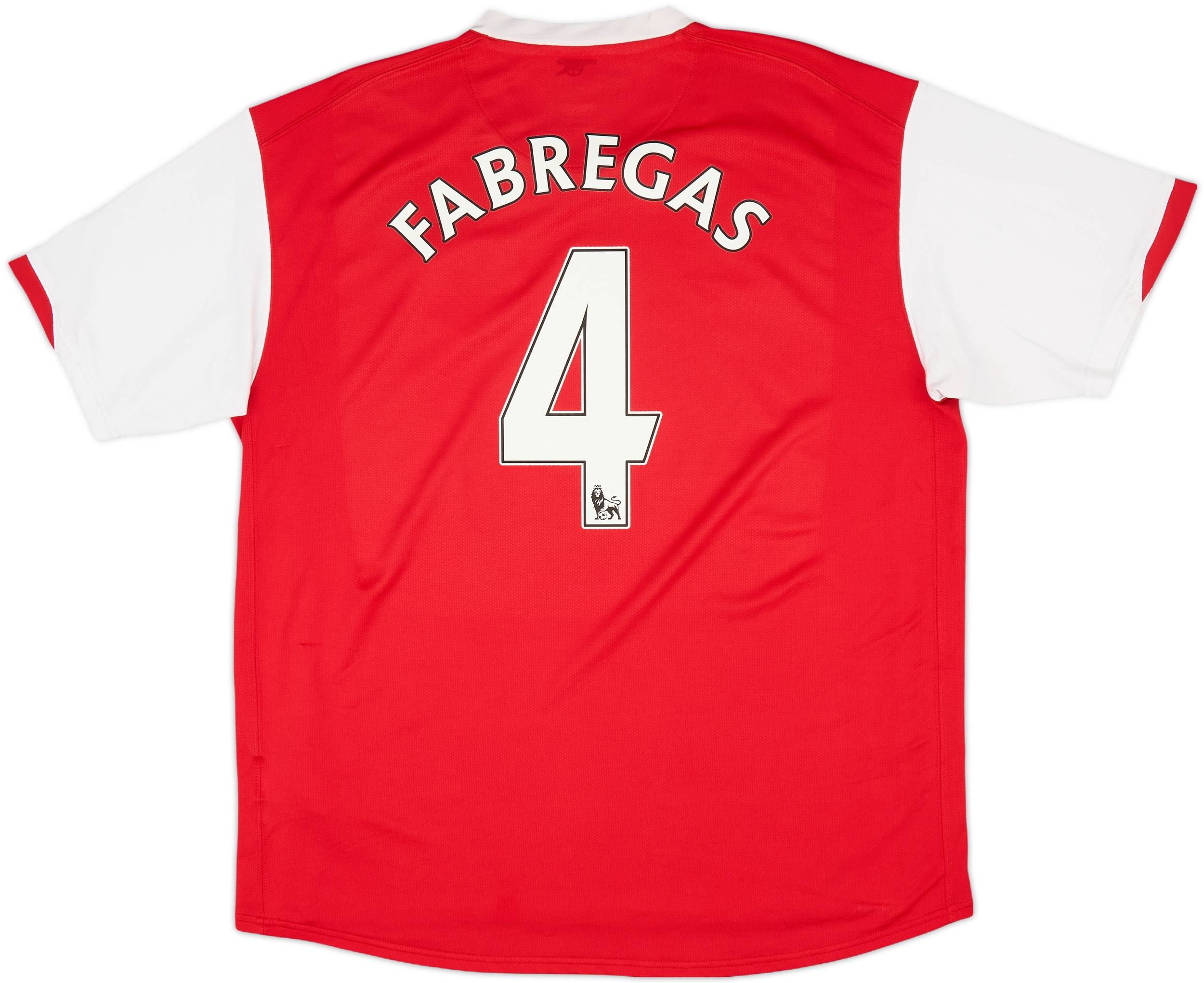 2006-08 Arsenal Home Shirt Fabregas #4 - 8/10 - (XL)