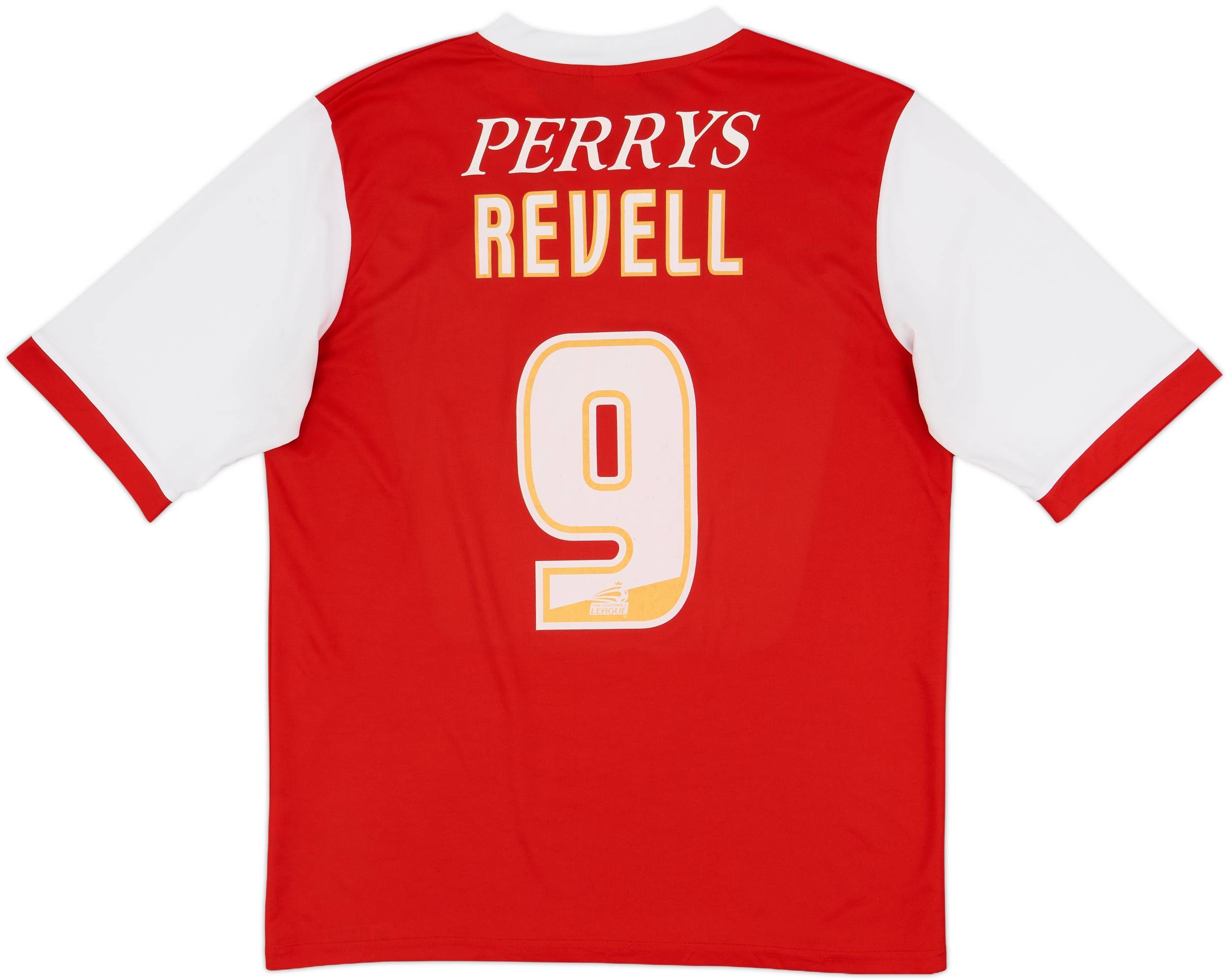 2011-12 Roterham United Home Shirt Revell #9 - 6/10 - (L)