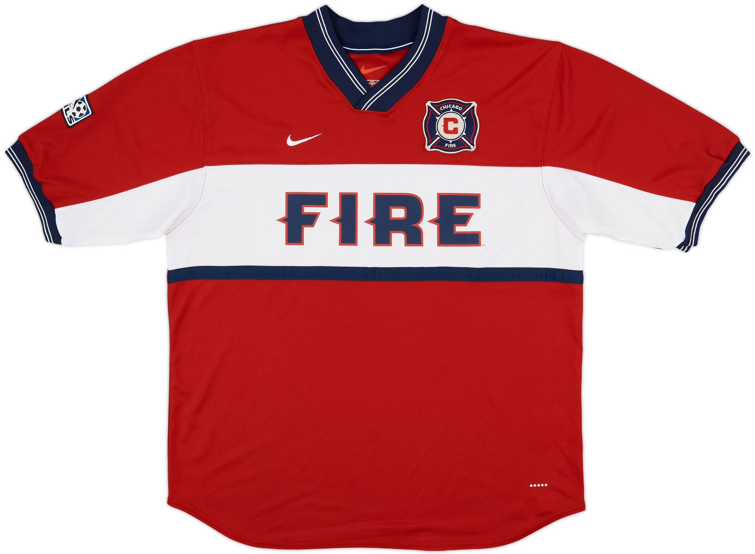 2000-02 Chicago Fire Home Shirt - 10/10 - (XL)